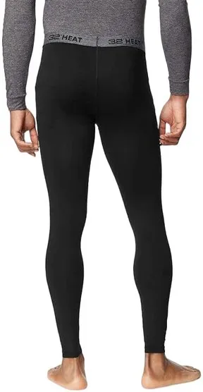 32 Degrees Men's Performance Thermal Base Layer Pants-2 Pack