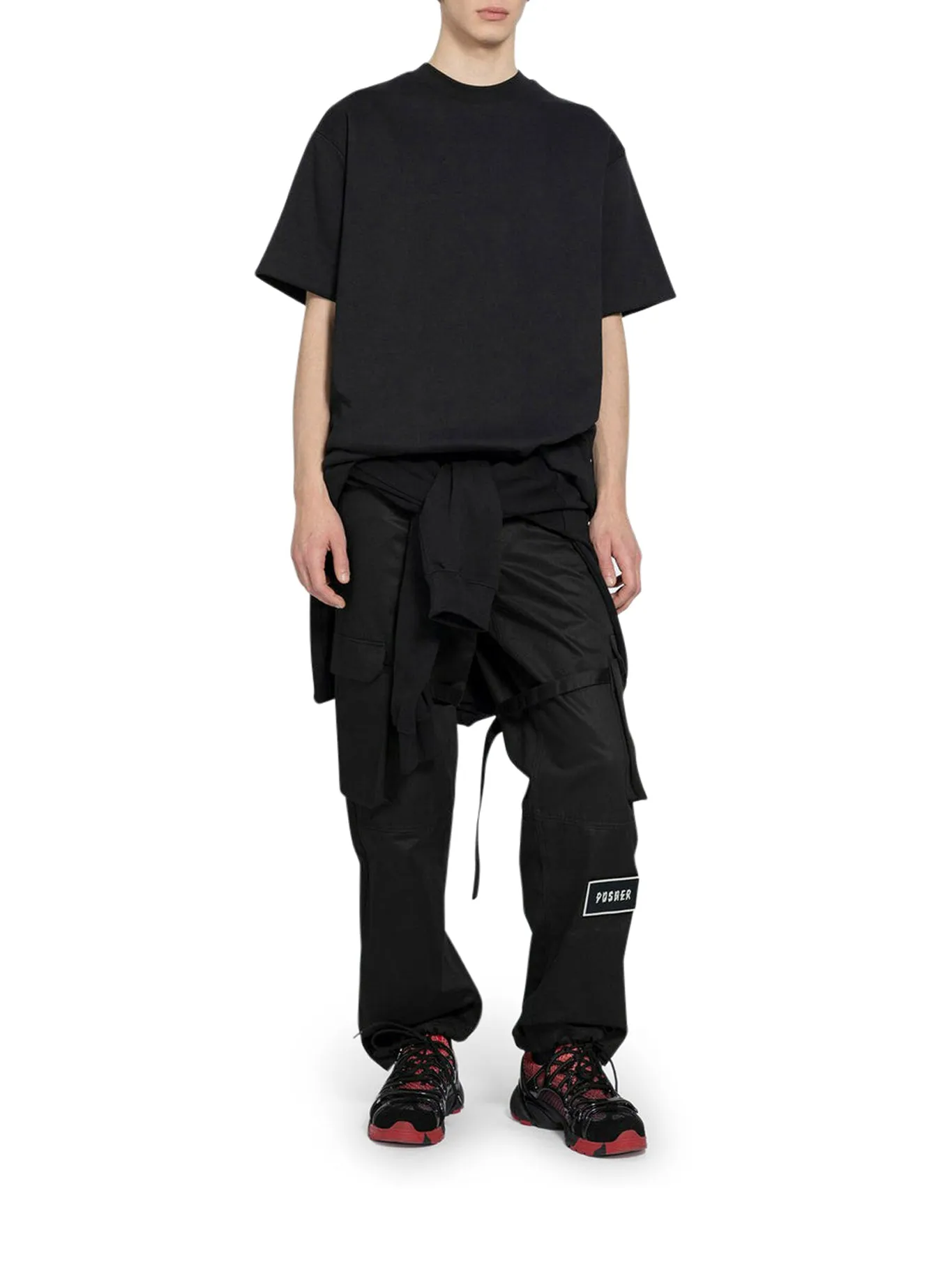 44 label group men`s black helm pants