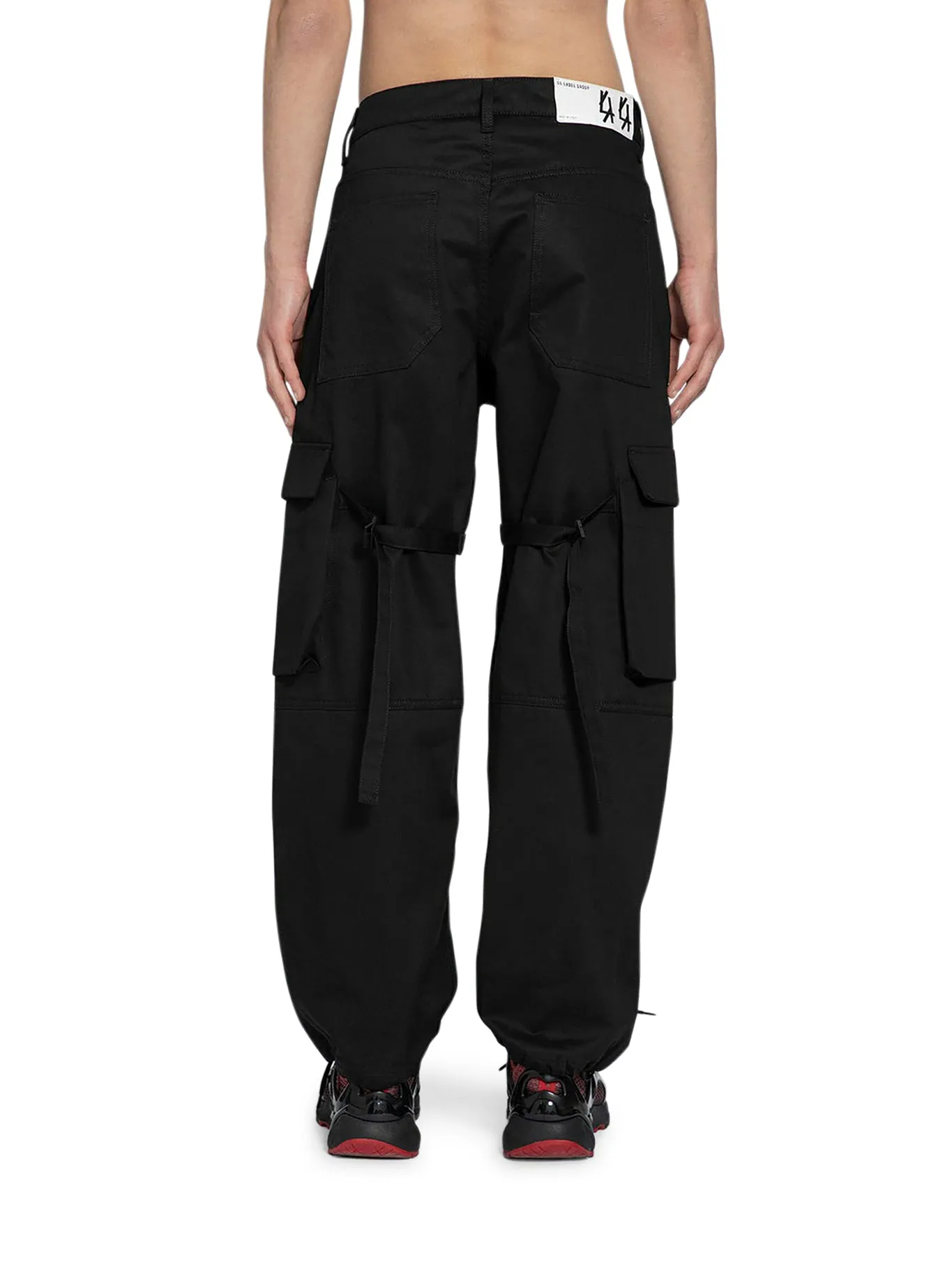 44 label group men`s black helm pants