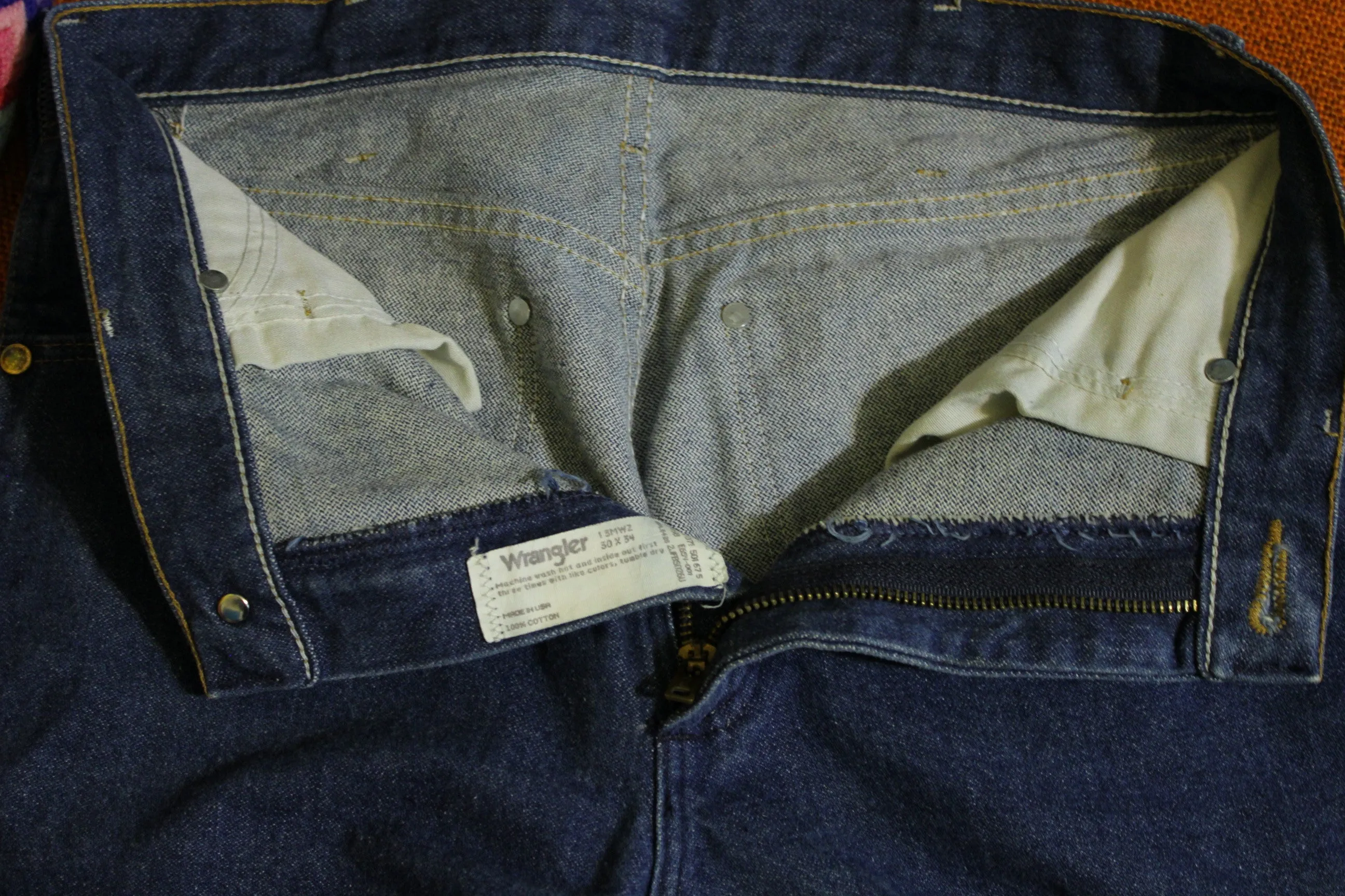 80s Wrangler Jeans Like New Denim Made in USA 13MWZ Cowboy Cut