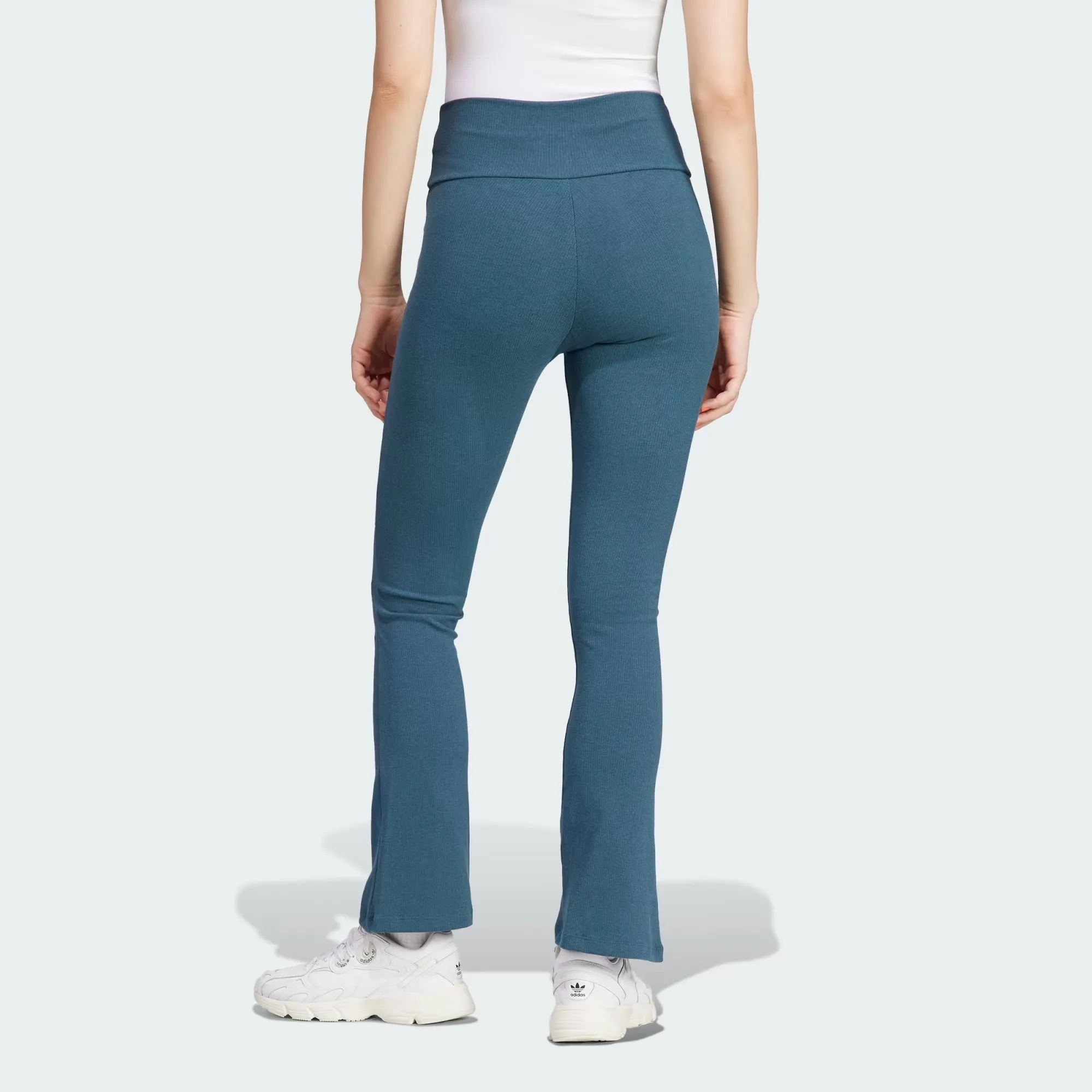 Adidas Originals | ESSENTIALS RIB FLARED PANTS  { ARCTIC NIGHT