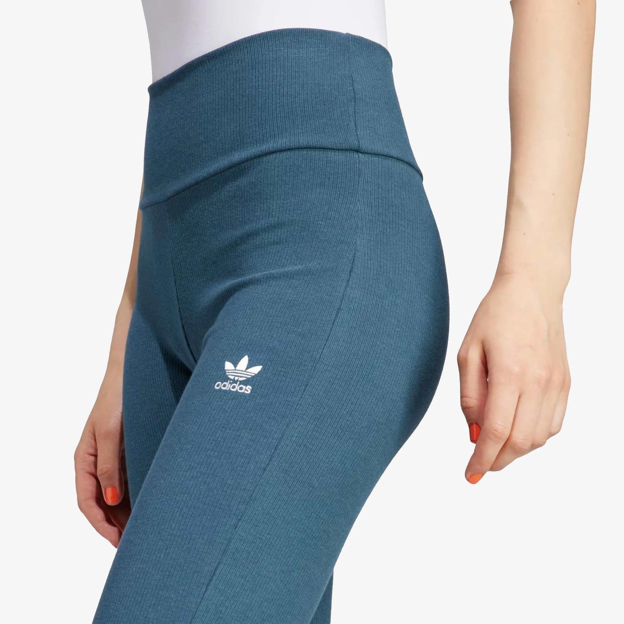 Adidas Originals | ESSENTIALS RIB FLARED PANTS  { ARCTIC NIGHT