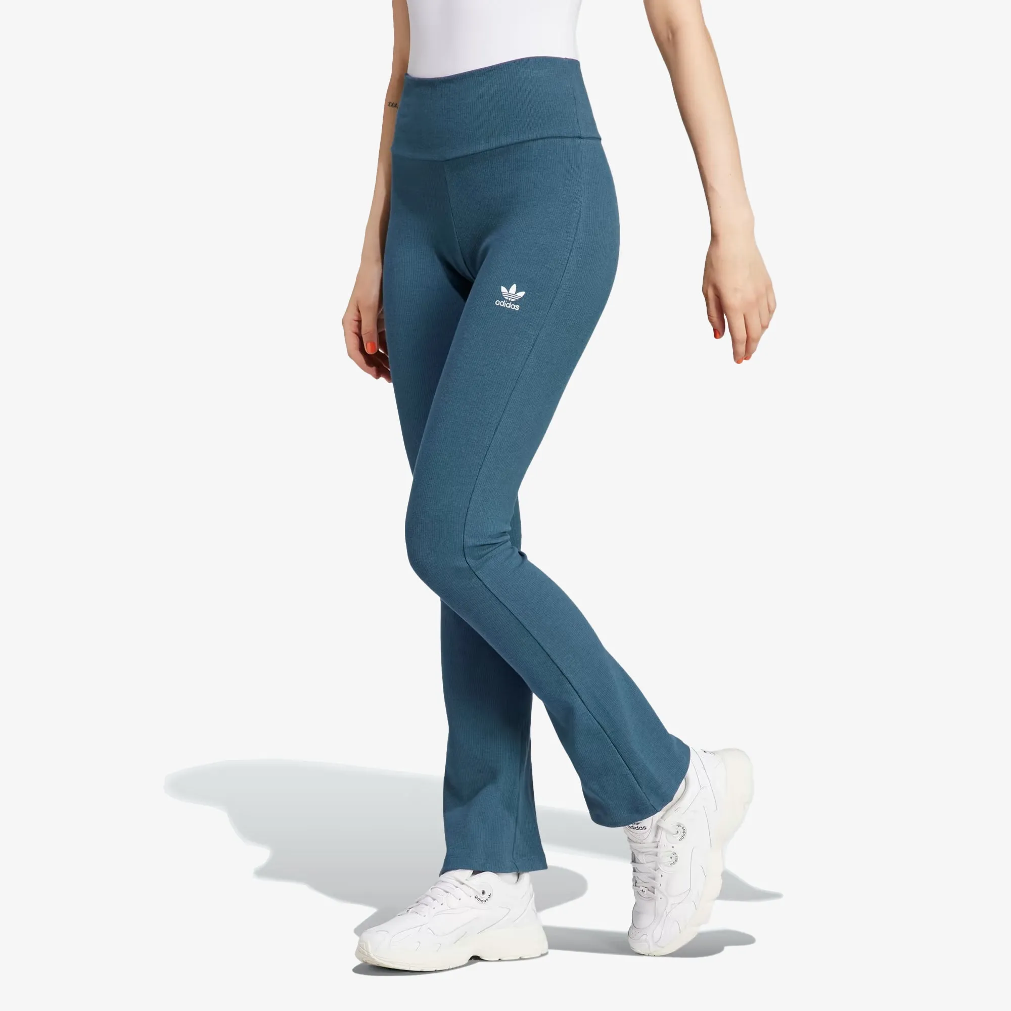 Adidas Originals | ESSENTIALS RIB FLARED PANTS  { ARCTIC NIGHT