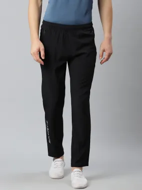 Alcis Men Black Solid Track Pants