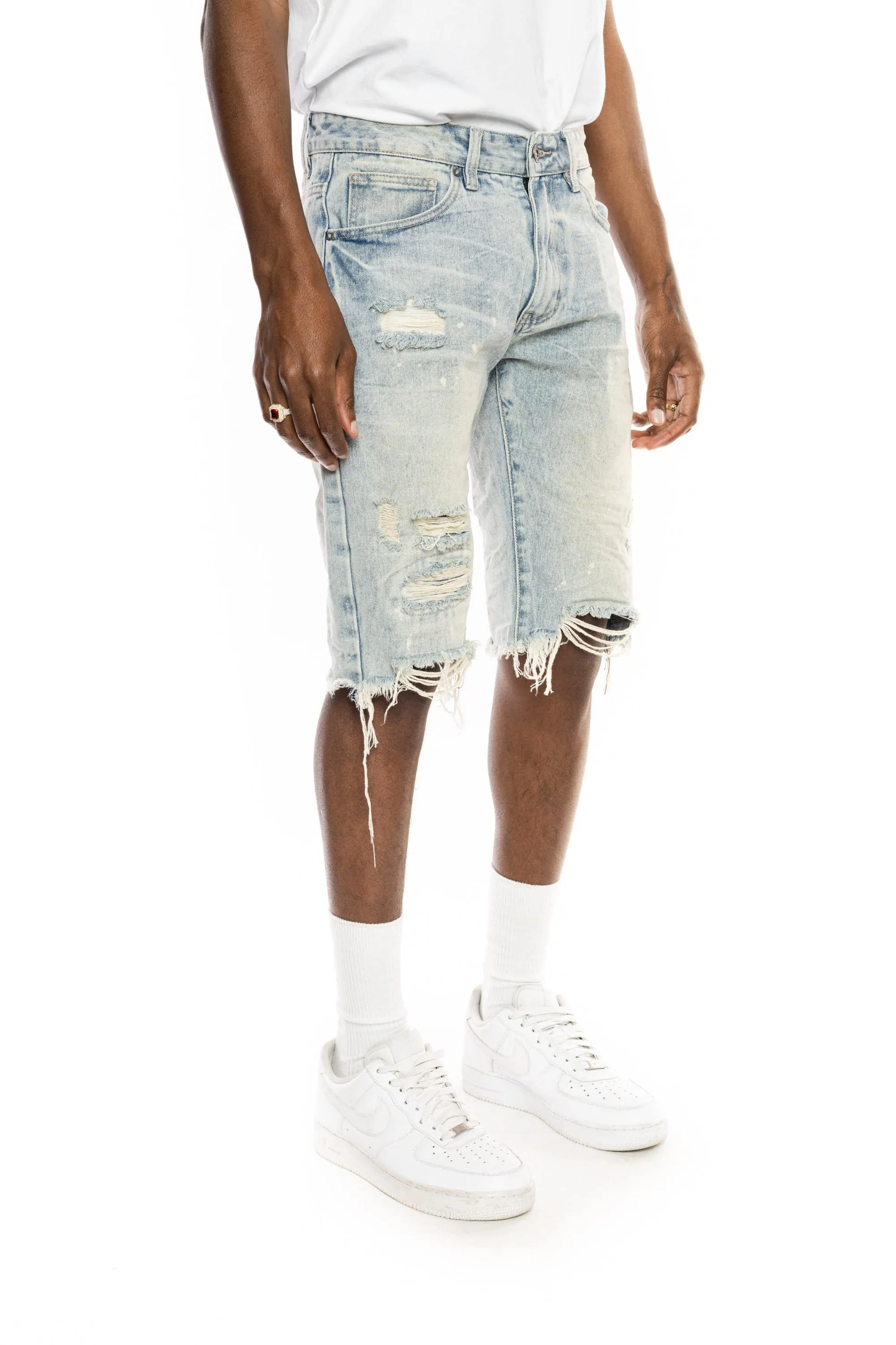 Basic Jean Shorts - Suffolk blue