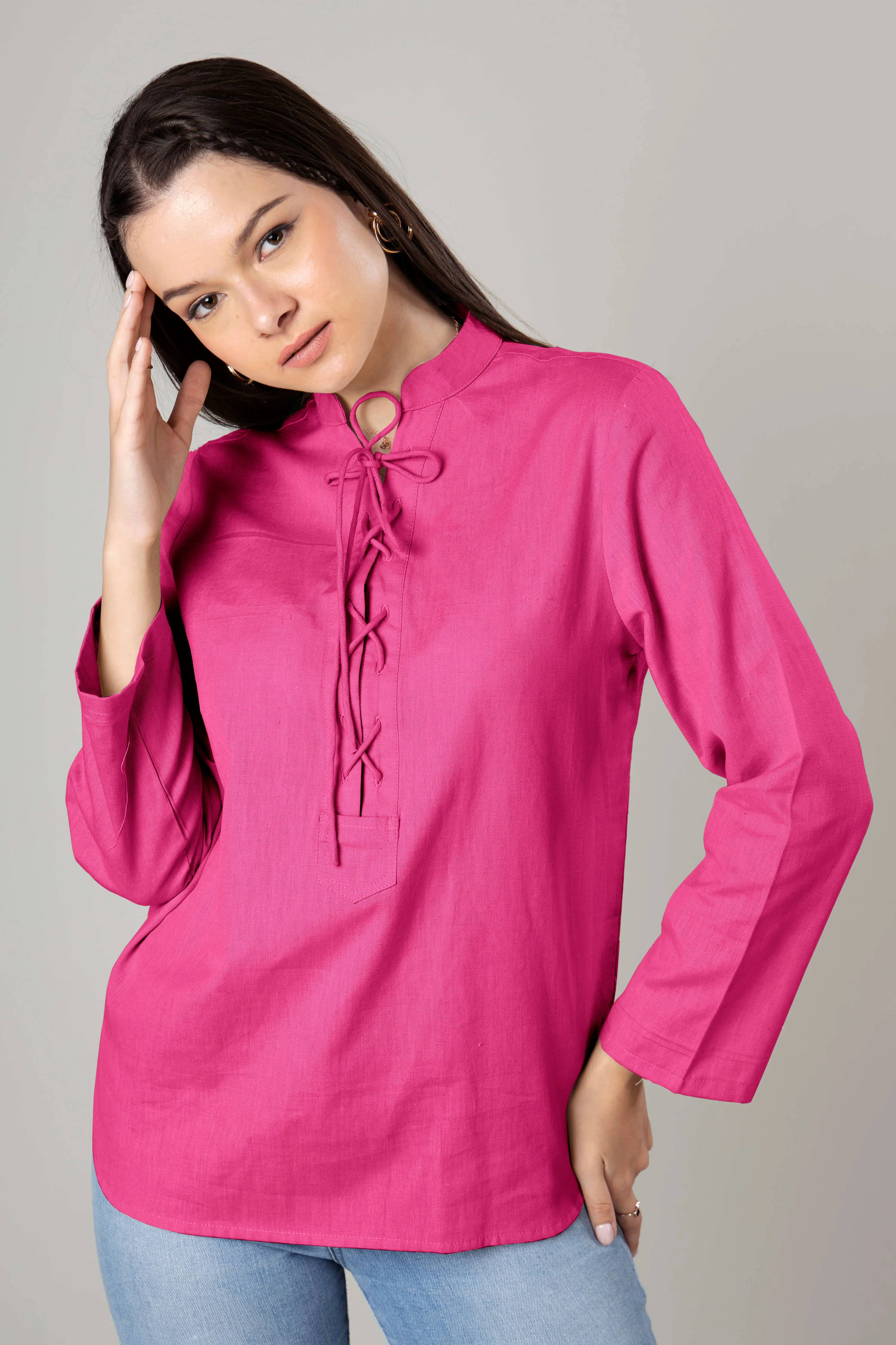 Beautiful Retro Cotton Top For Women