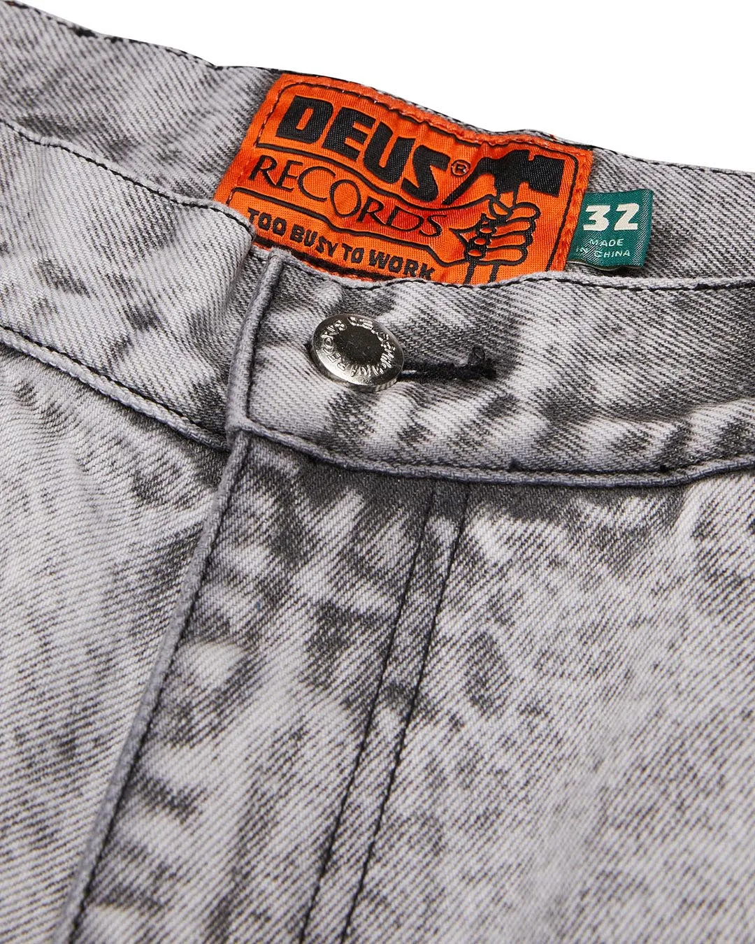 Big Fella Short - Light Black Wash