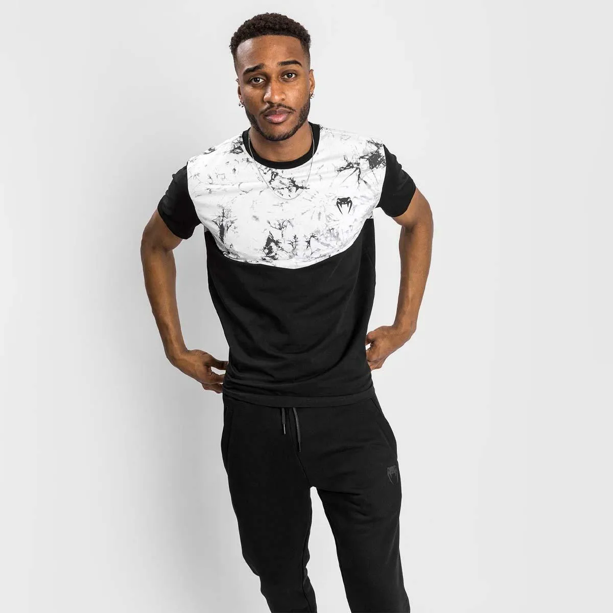 Black/White Venum Laser T-Shirt Marble