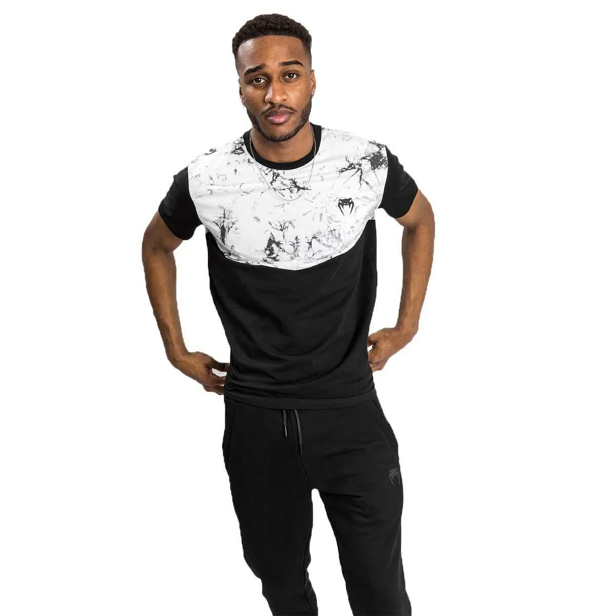 Black/White Venum Laser T-Shirt Marble