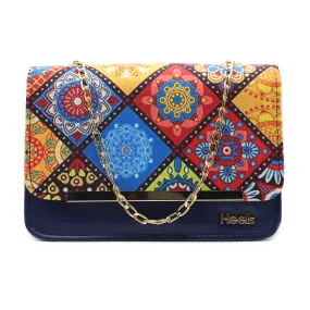 Blue Casual Clutch C08210