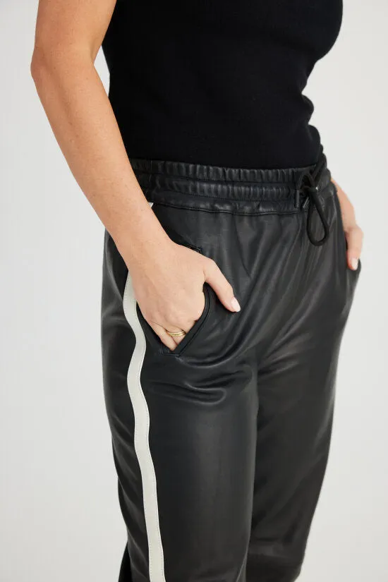 Brave & True Elle Pant Black Leather