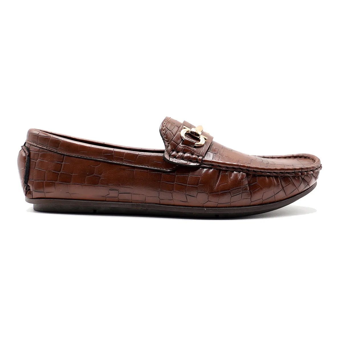 Brown Casual Slip On  165114