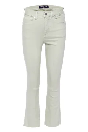 Carly Silver Sage Kick Flare Jean