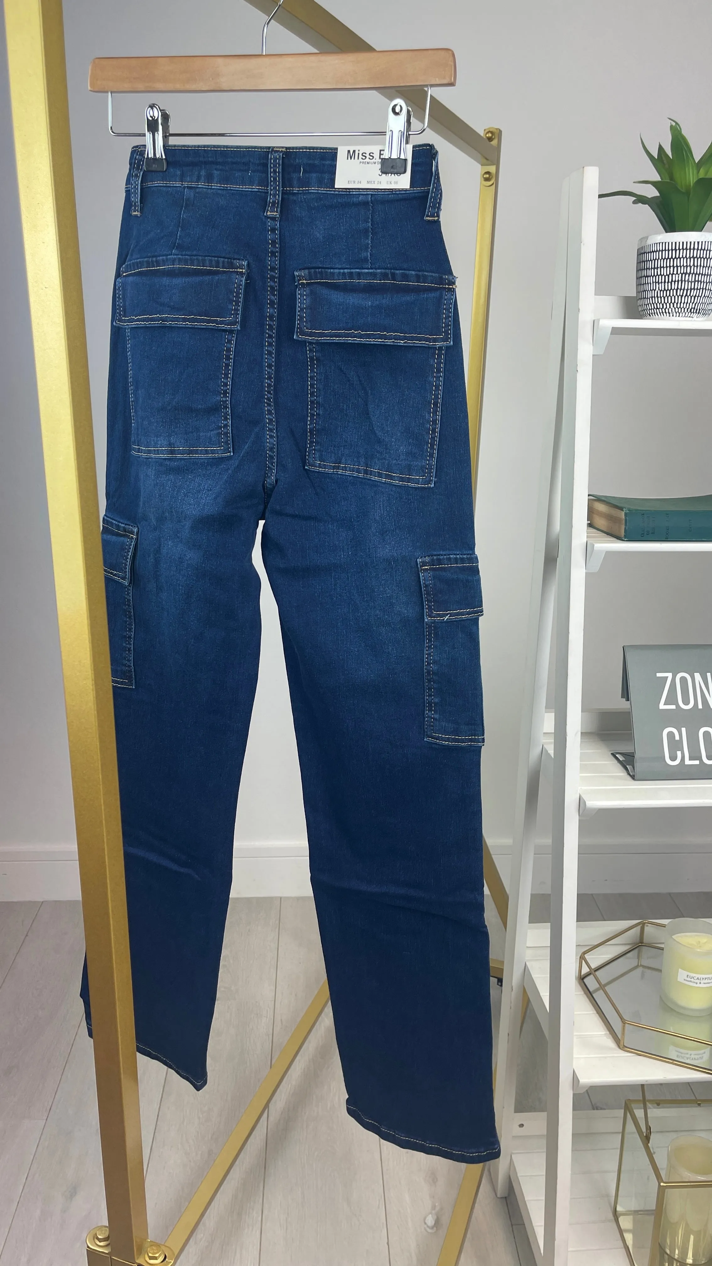 Caz - Indigo Blue Combat Jean