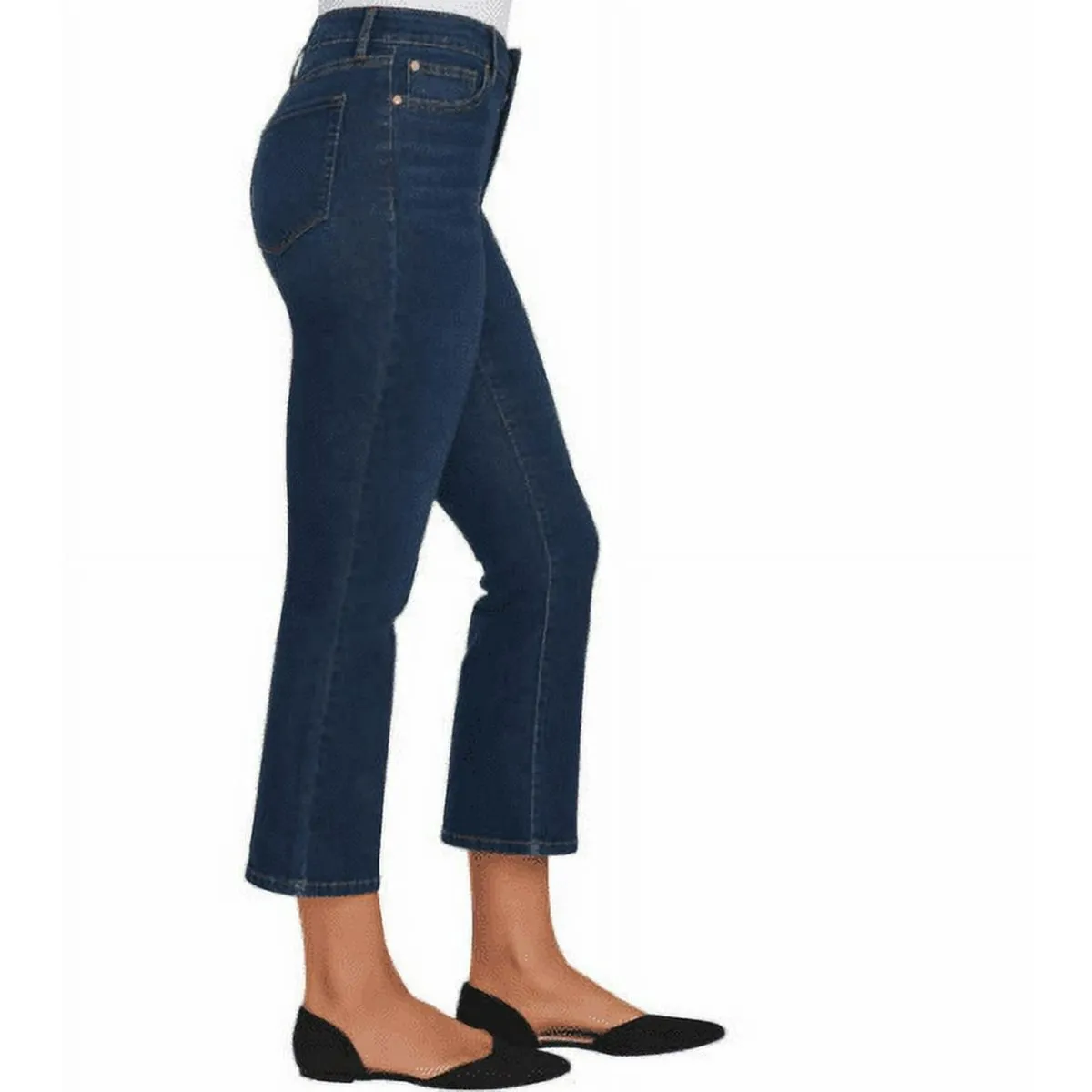 Chaps Women's Mid Rise Crop Kick Jeans Pant