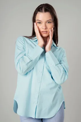 Classic Plain Cotton Shirt For Women