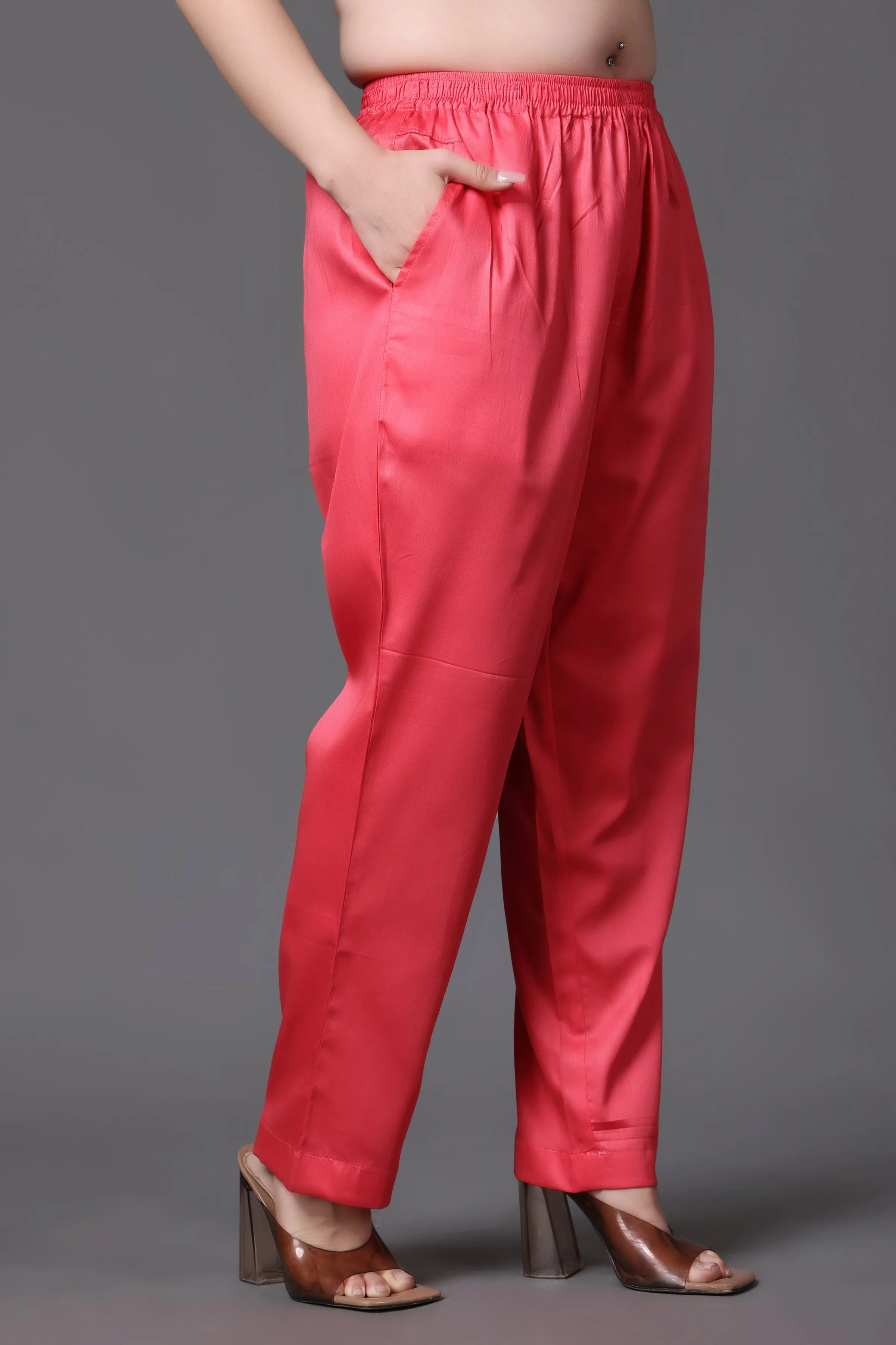 Cotton Metallic Pant Palazzo