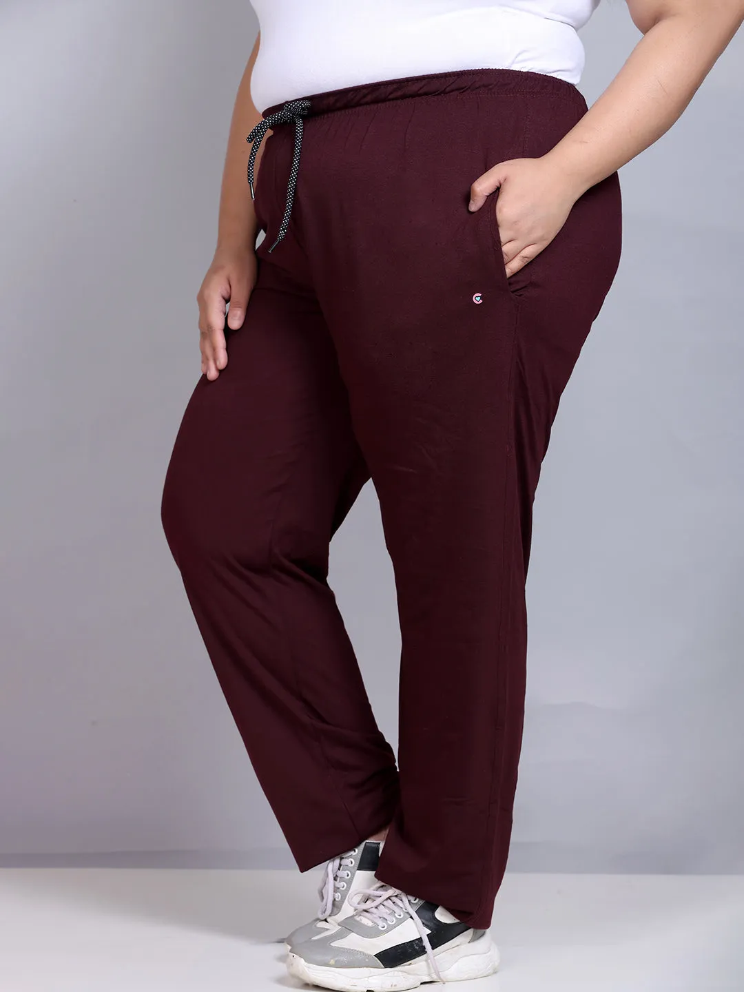 Cotton Track Pants For Women Pack of 3 (Pink/Persian & Wine )