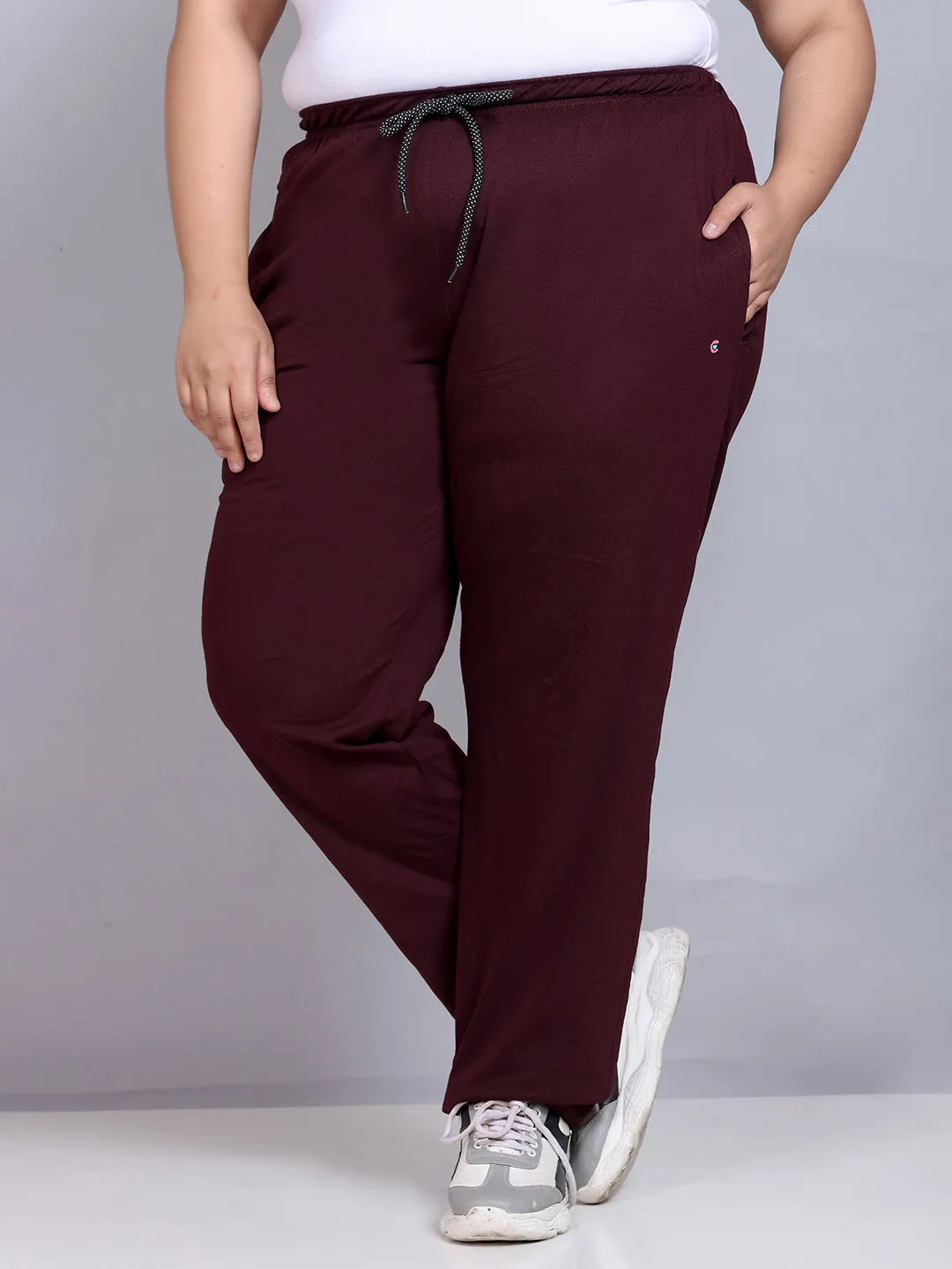 Cotton Track Pants For Women Pack of 3 (Pink/Persian & Wine )