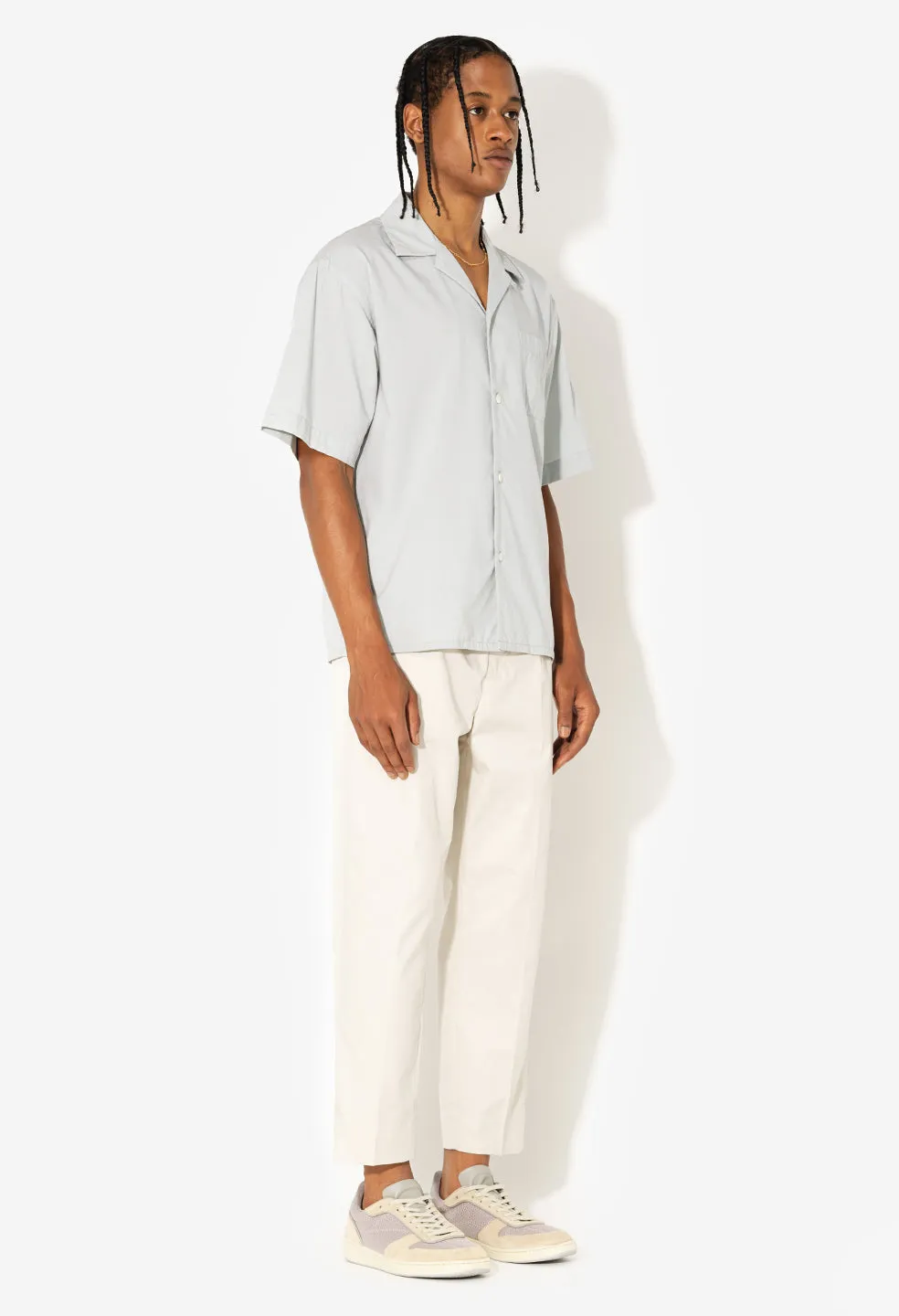 Cropped Tech Trouser / Salt