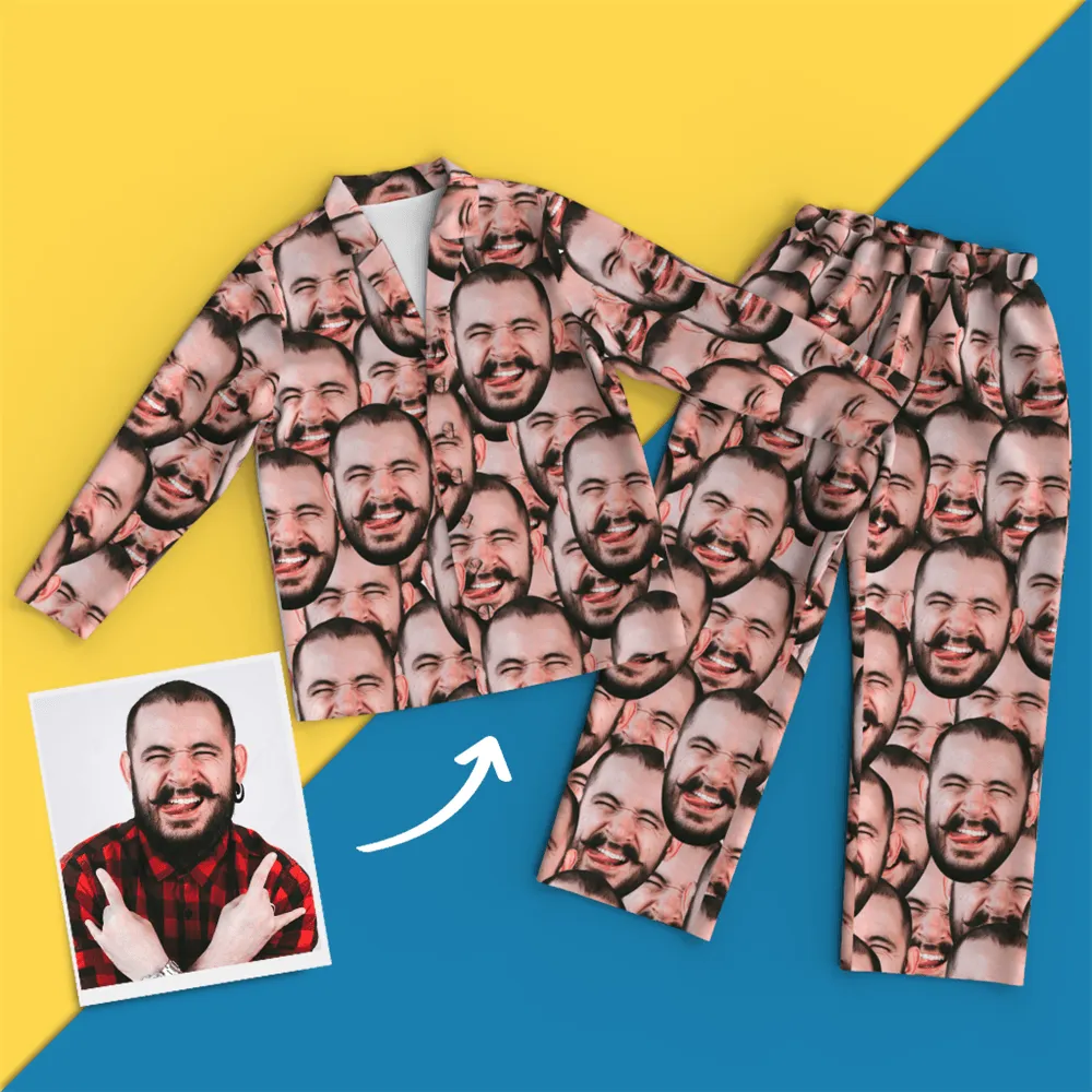 Custom Face All Over Printing Homewear, tops, pants, pajamas sets for men/women