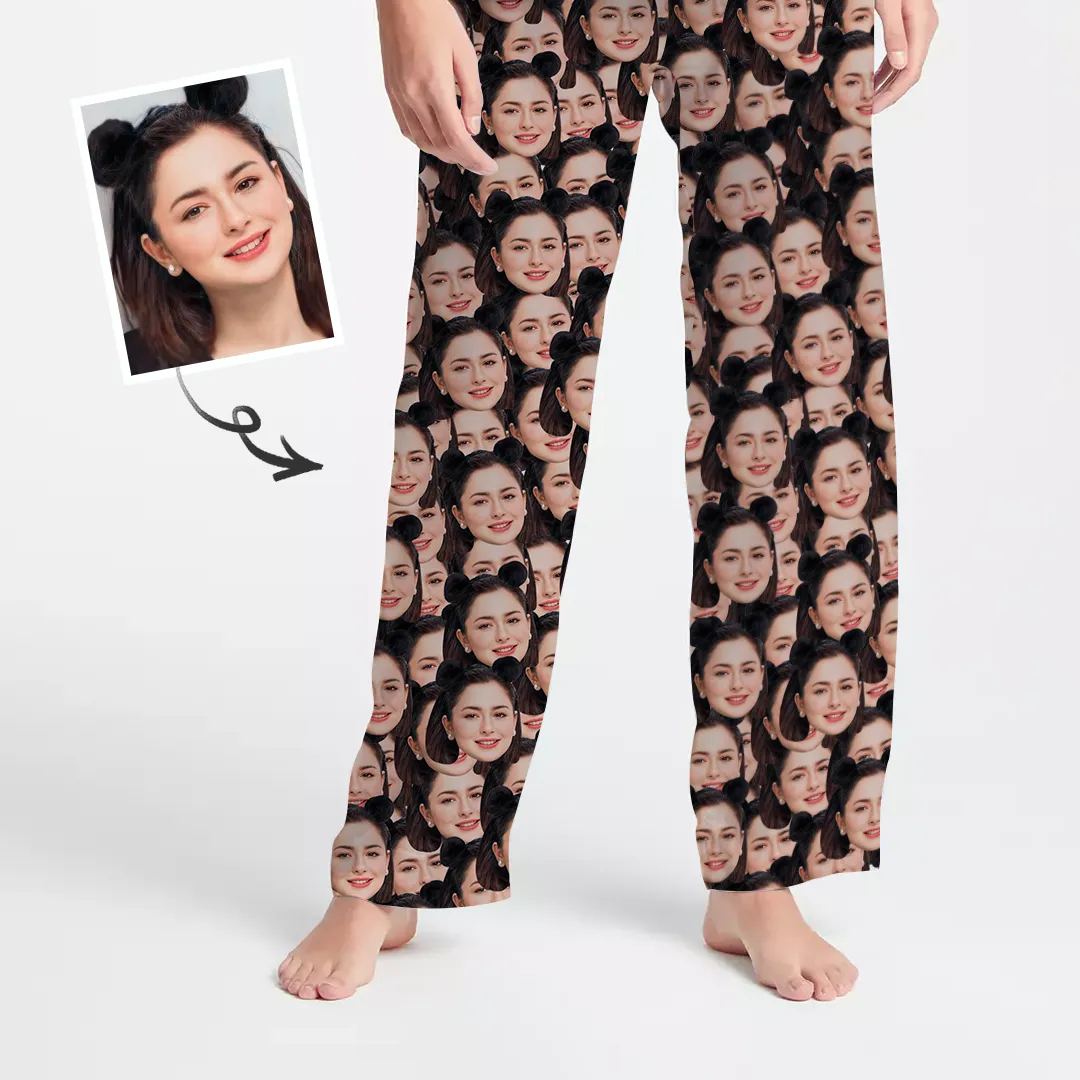 Custom Face All Over Printing Homewear, tops, pants, pajamas sets for men/women