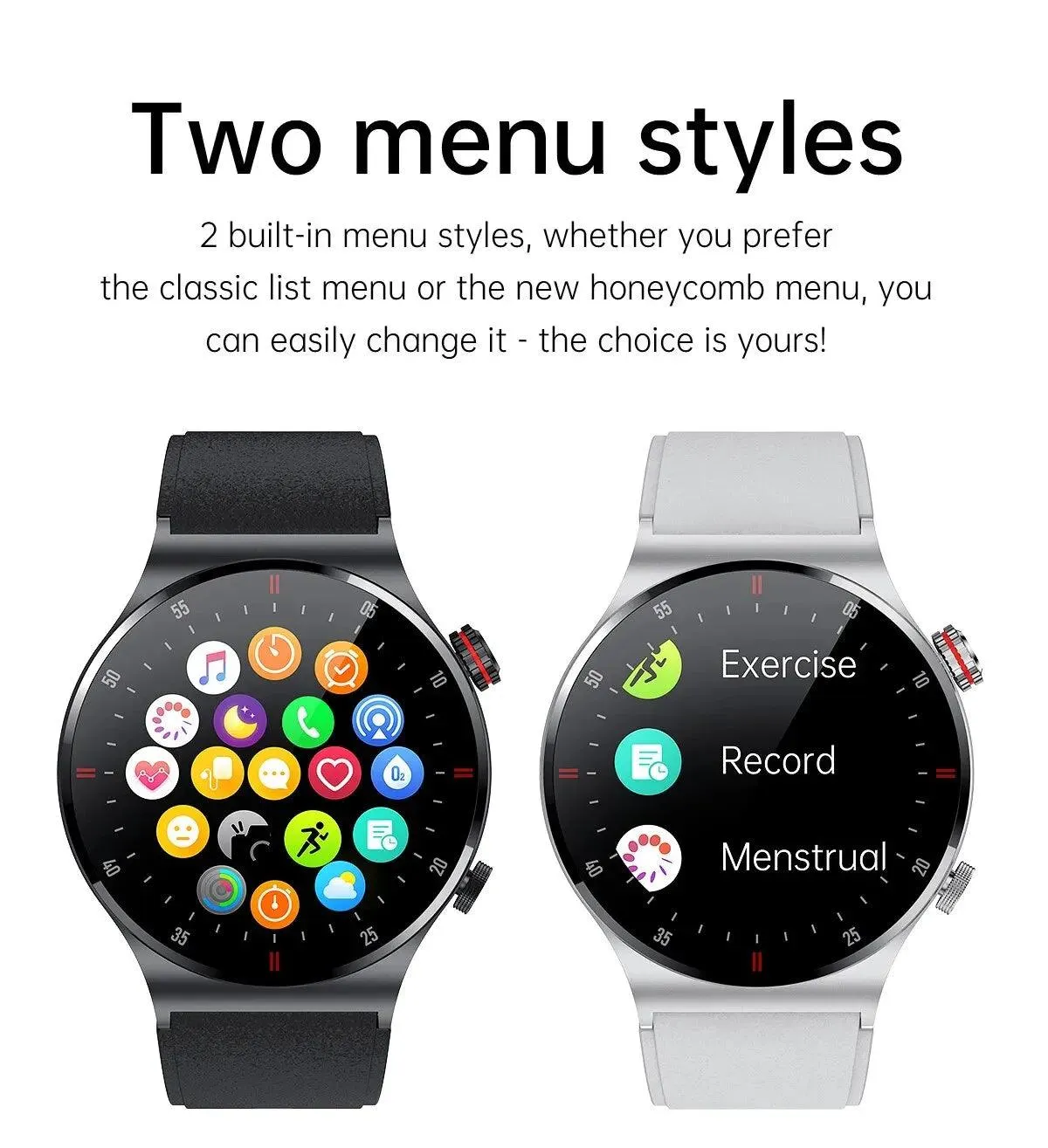 MSW129 Men's Smartwatch - Sports Waterproof for iOS and Android