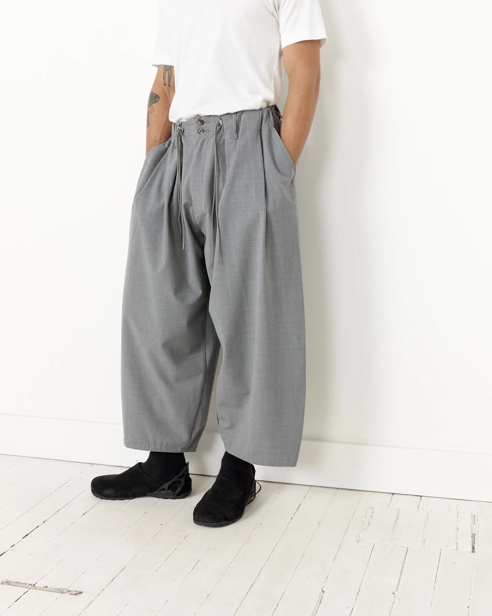 Essential Circular Pants in Grey