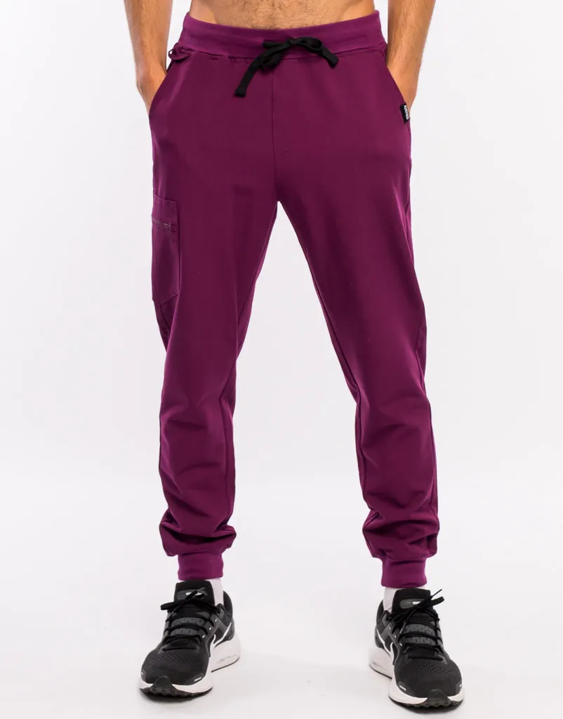 Essential Jogger Scrub Pants - Purple