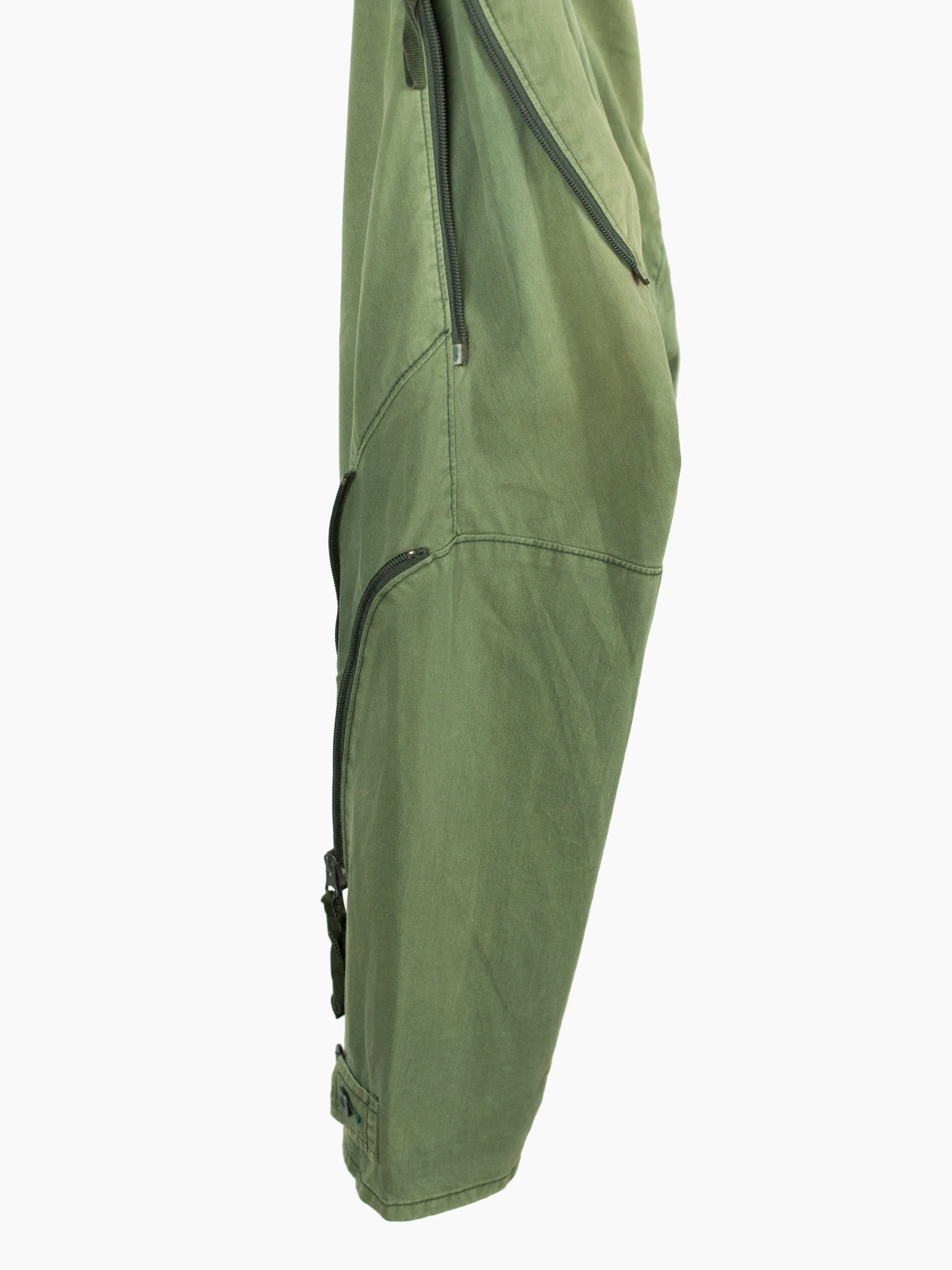 Final Home 90s Olive Zippered Moto Bondage Pant