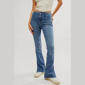 Free People Level Up Slit Bootcut Jean