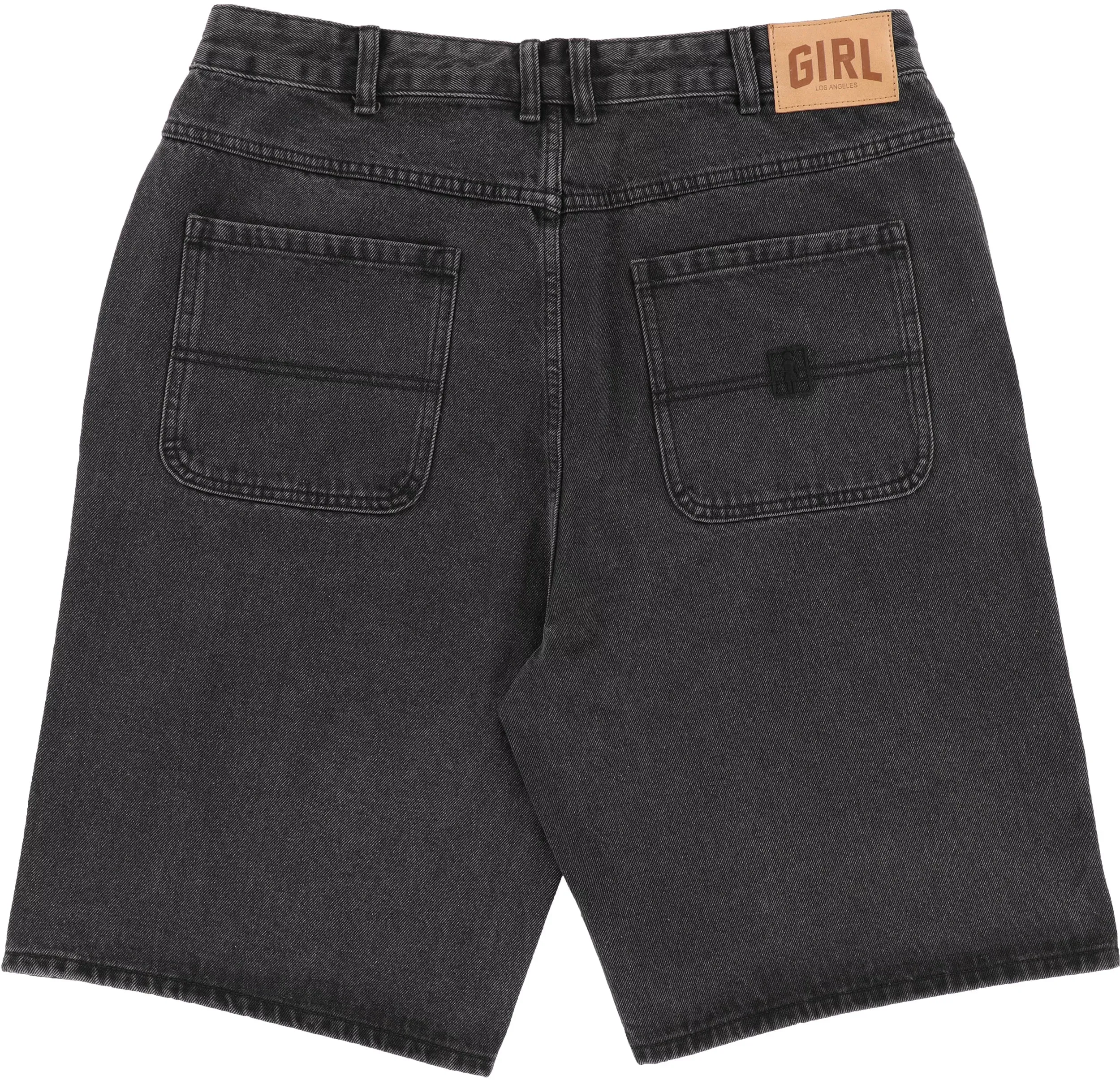 Girl Skateboards Jean Shorts - Washed Black