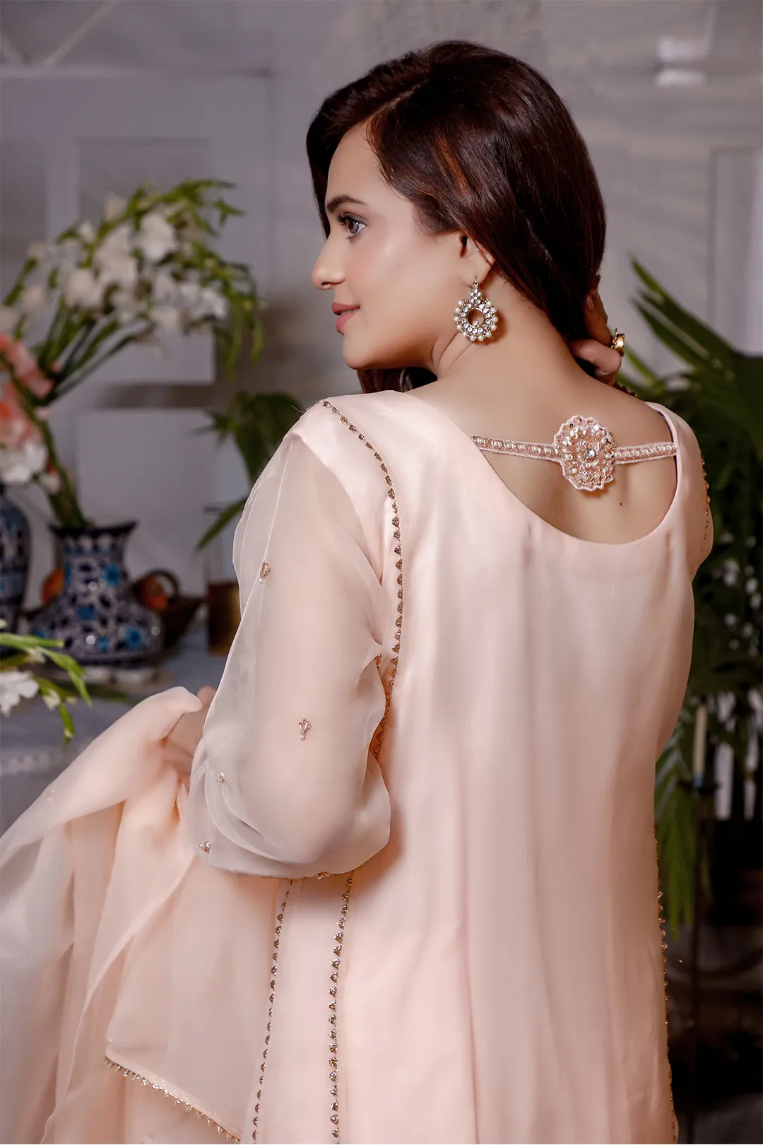 Handwork Embroidered Organza 3pc Suit | KAIRA | S202191