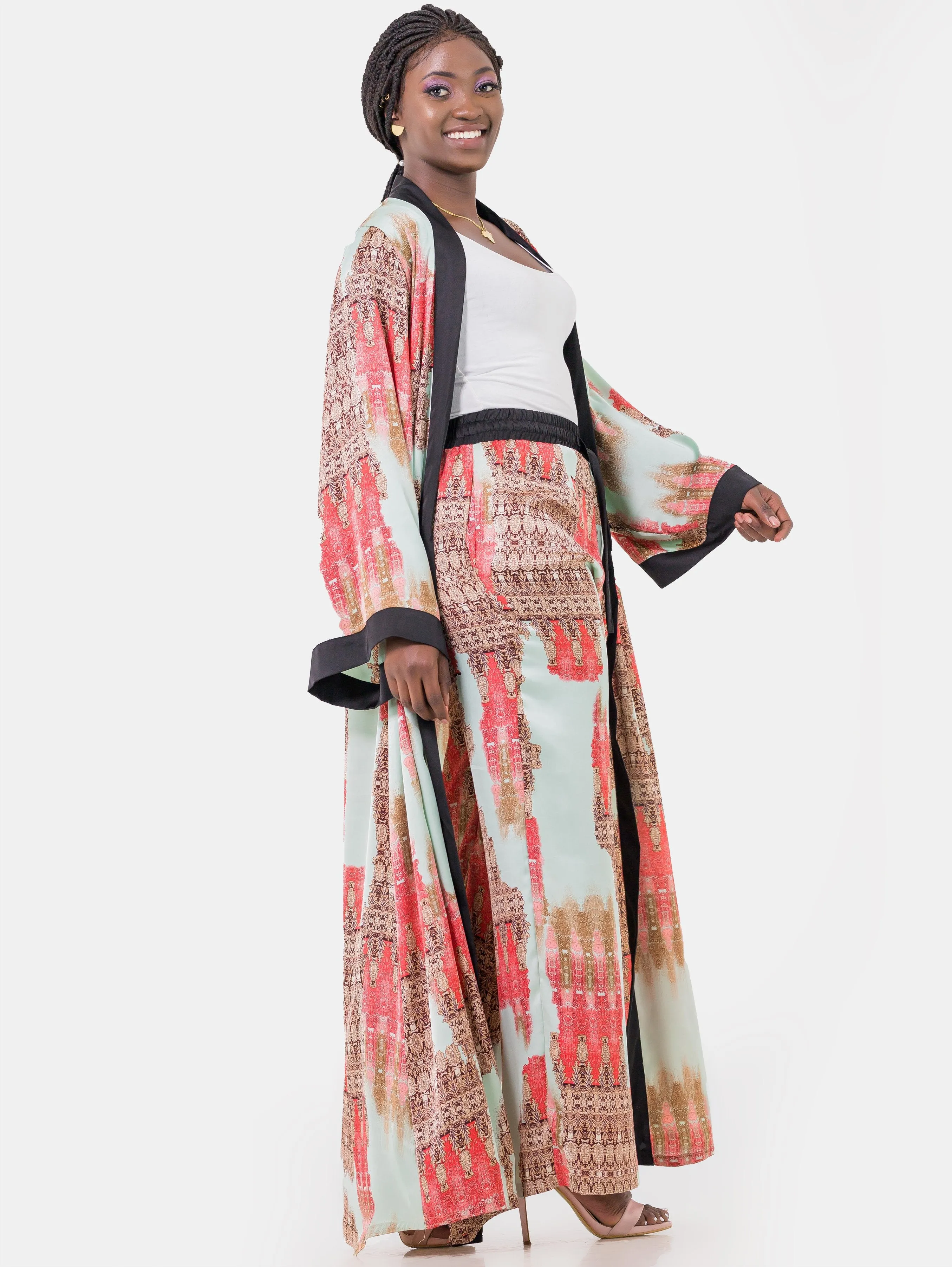 Hijabeefied Regular Travelling Kimono - Buttermilk