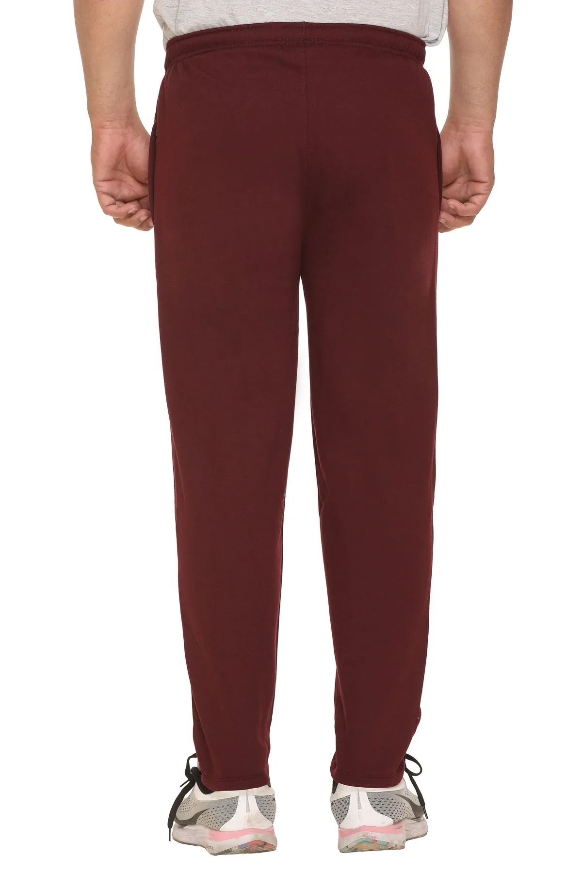 Jinxer Cotton Lowers For Men - Burgundy