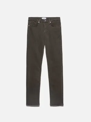 L'Homme Slim Brushed Twill -- Mocha