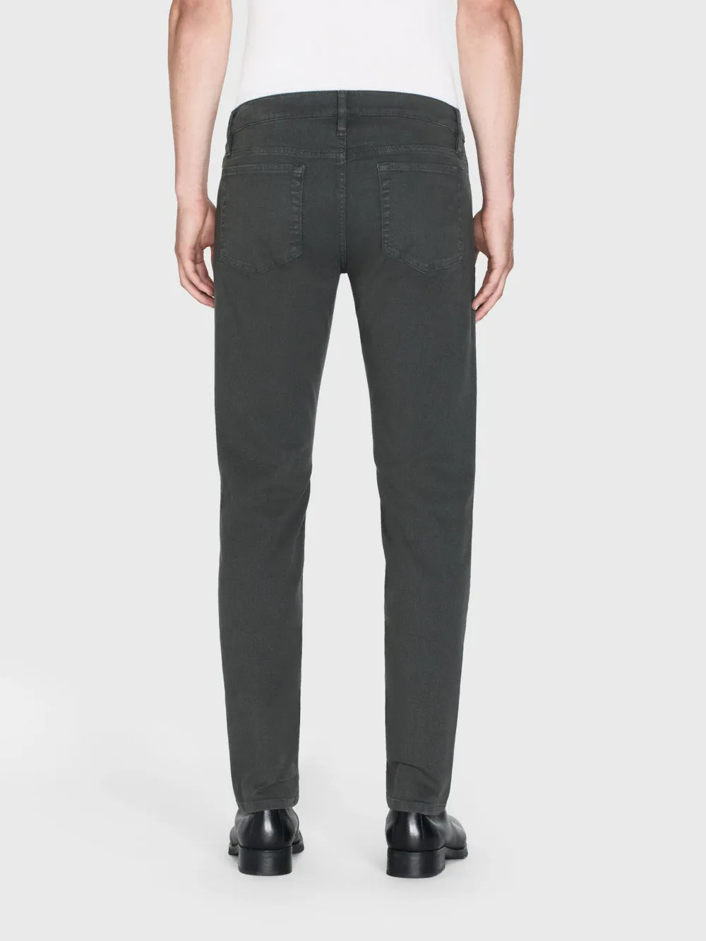 L'Homme Slim Twill -- Dark Charcoal