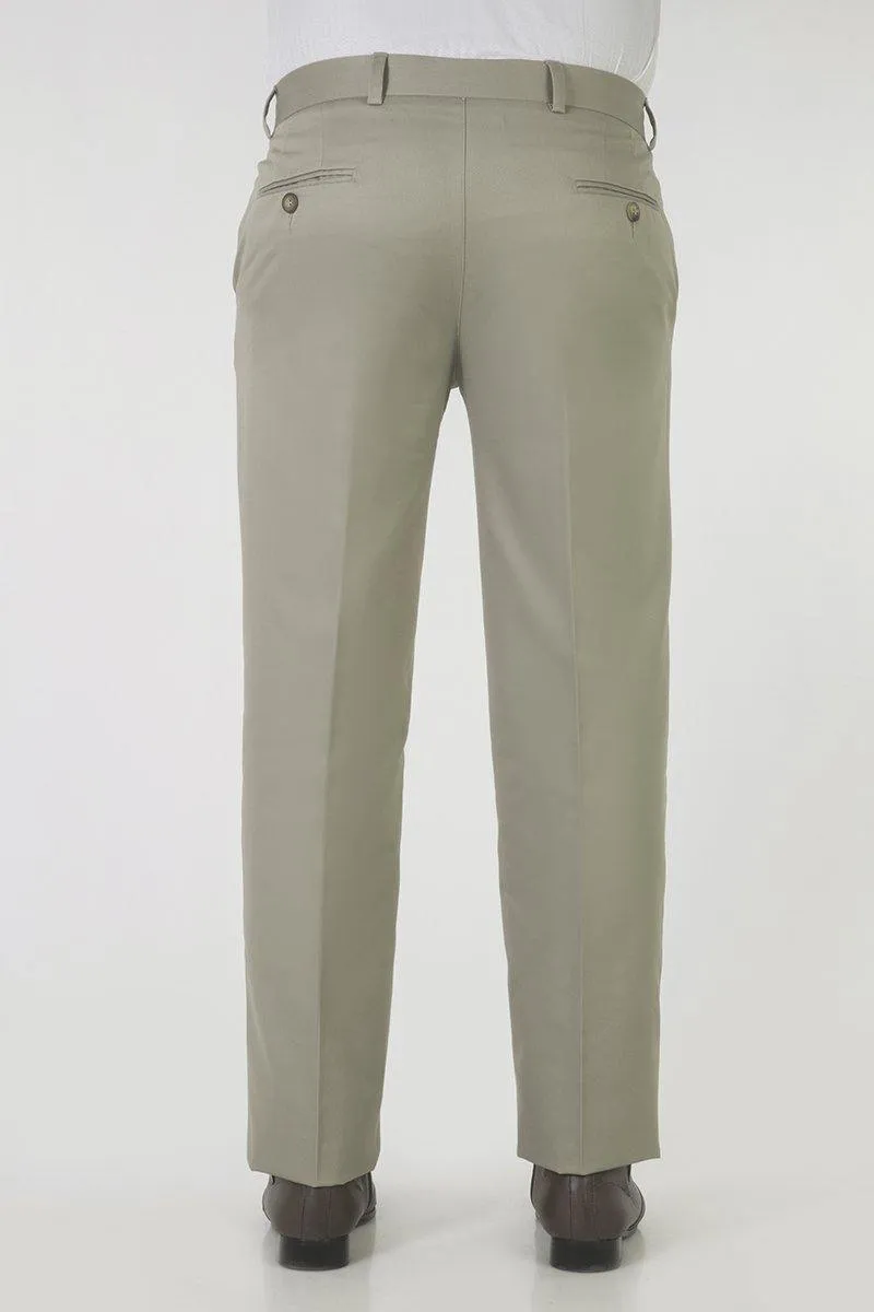 Men's Semi Formal Smart Fit No Iron Cotton Trousers