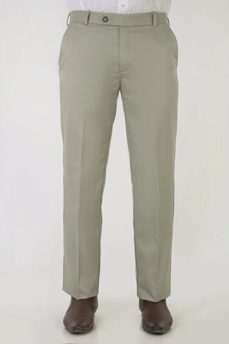 Men's Semi Formal Smart Fit No Iron Cotton Trousers