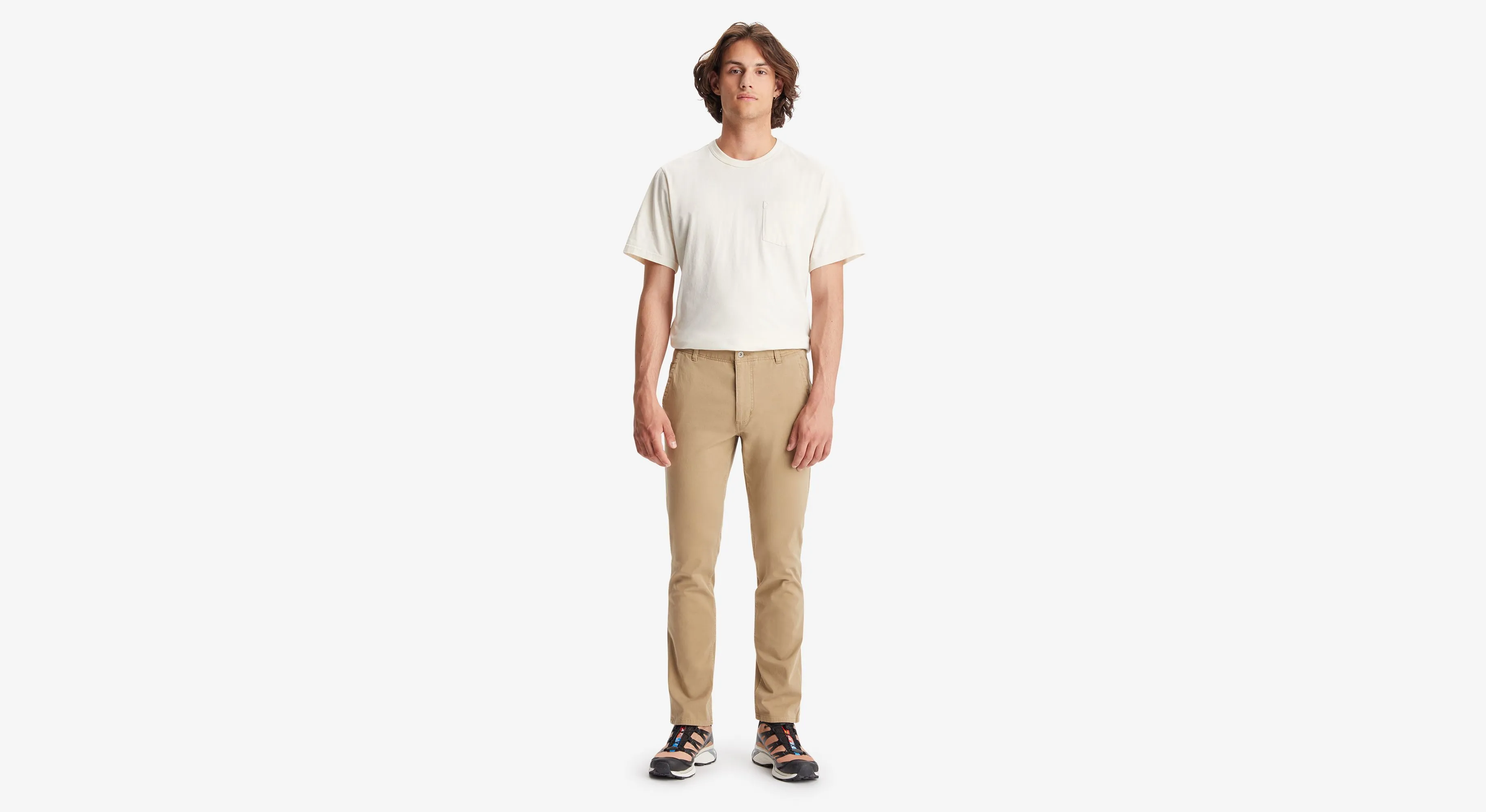 Men's Skinny Fit Smart 360 Flex Alpha Khaki Pants