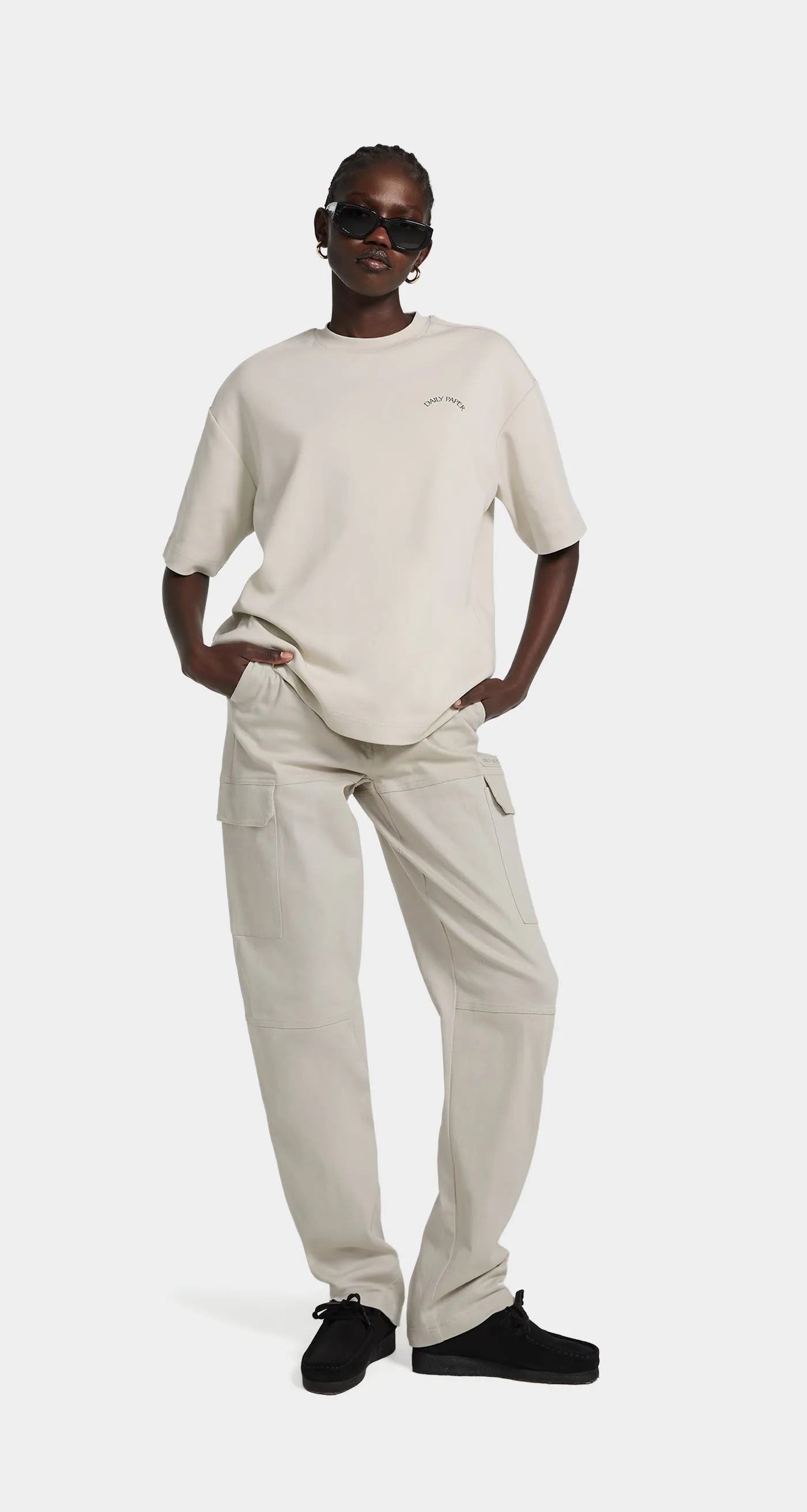 Moonstruck Beige Ezea Cargo Pants