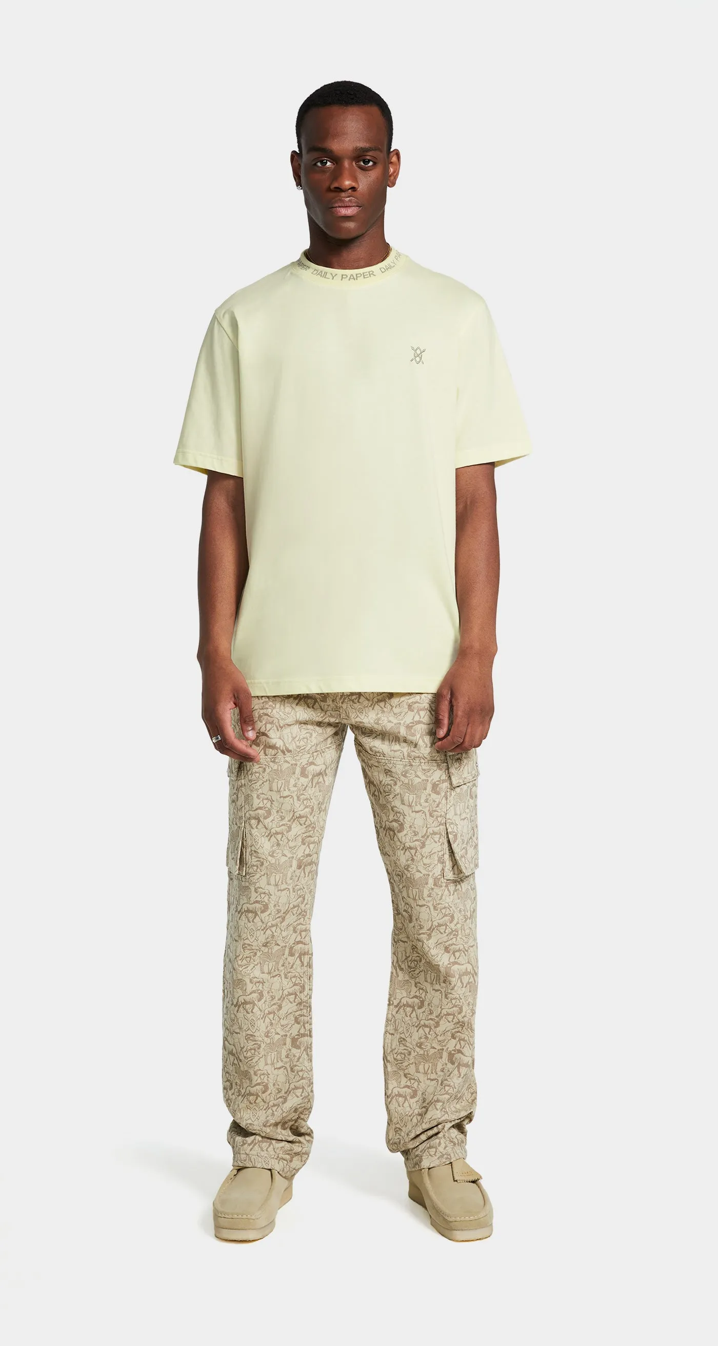 Moonstruck Beige Jabari Herd Cargo Pants