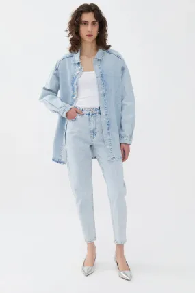 Oversize Jean Shirt