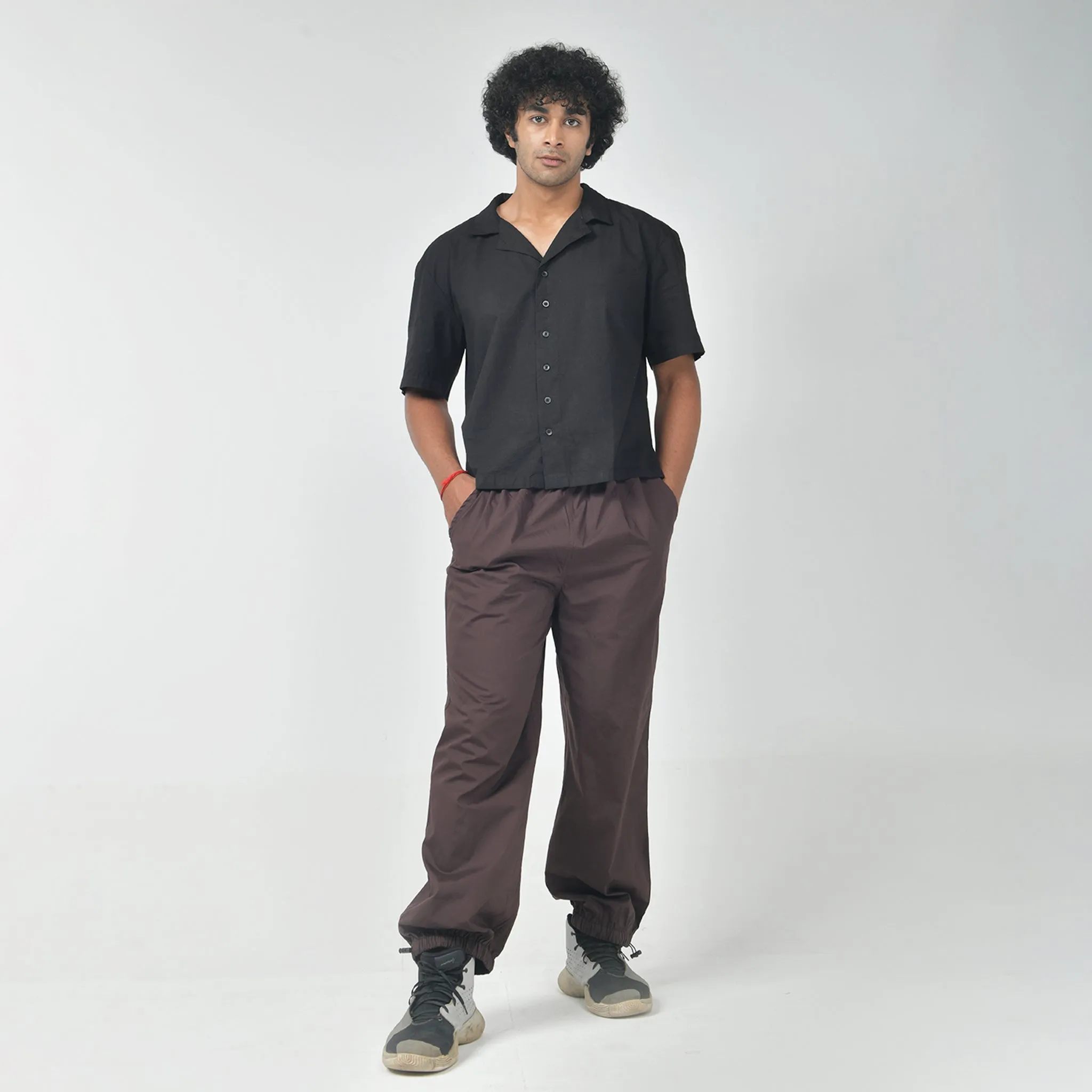 Oversized Parachute Pants for Men