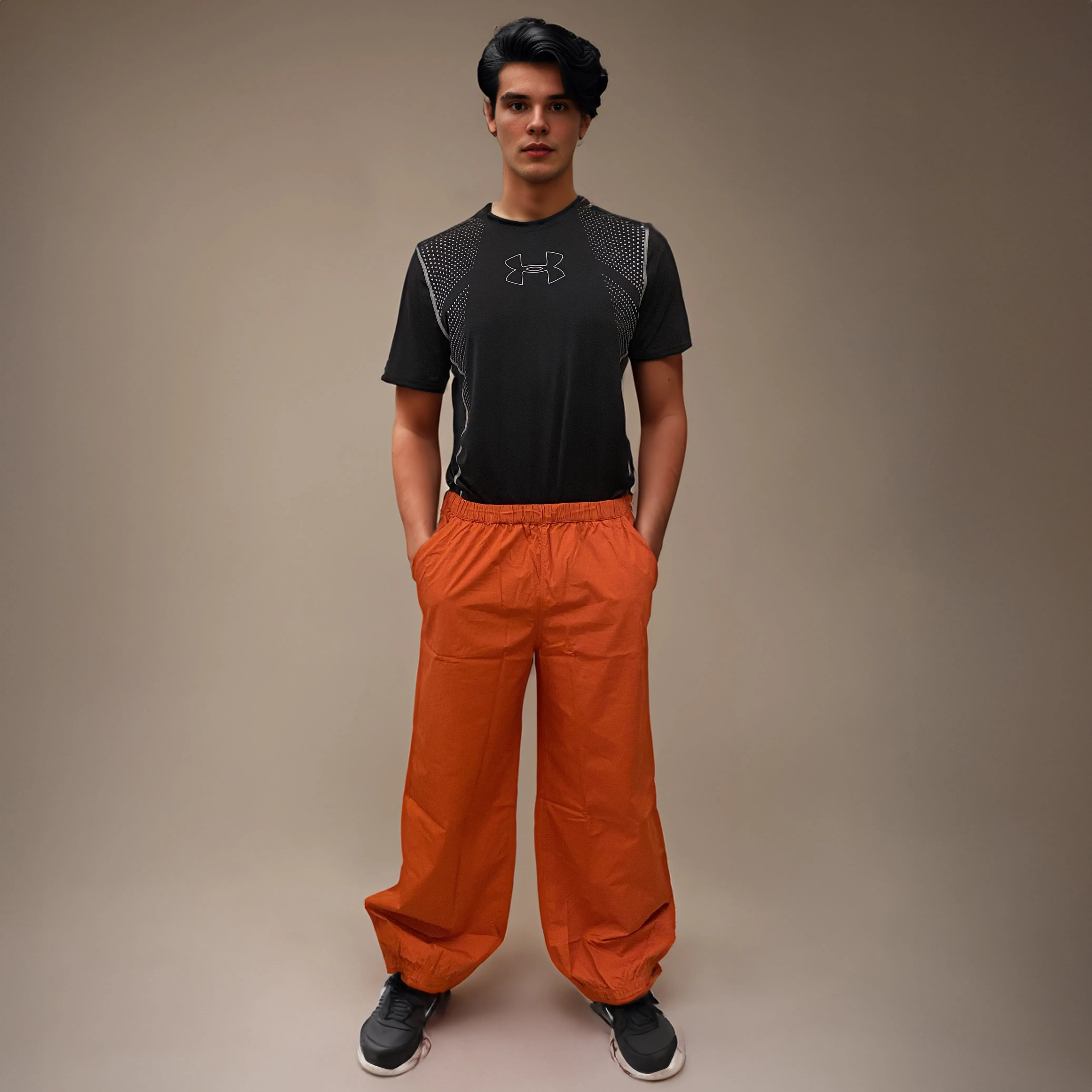 Oversized Parachute Pants for Men