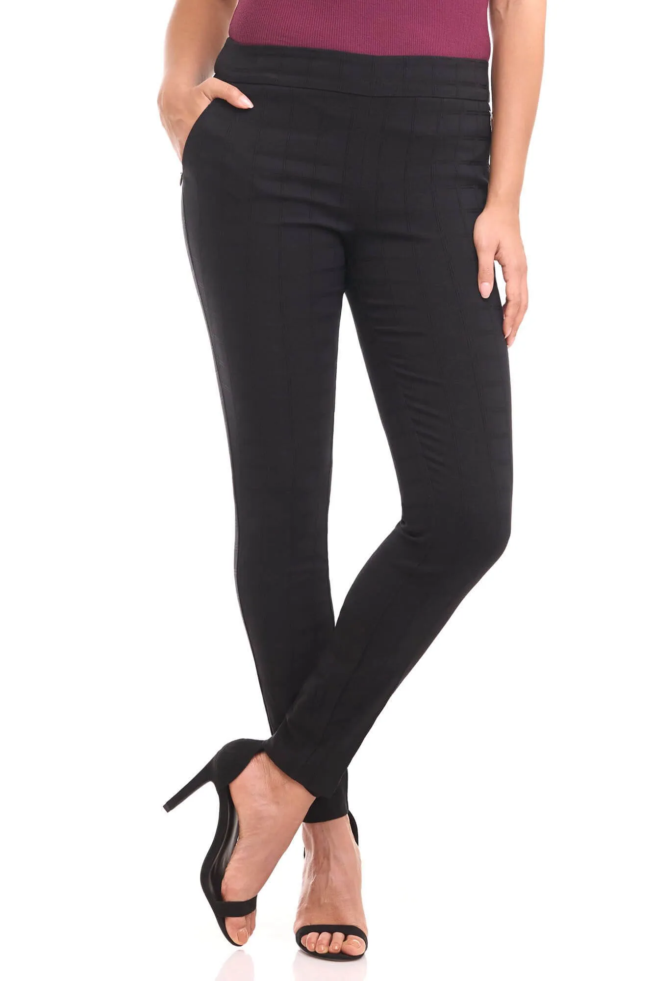 Pull-on skinny pants