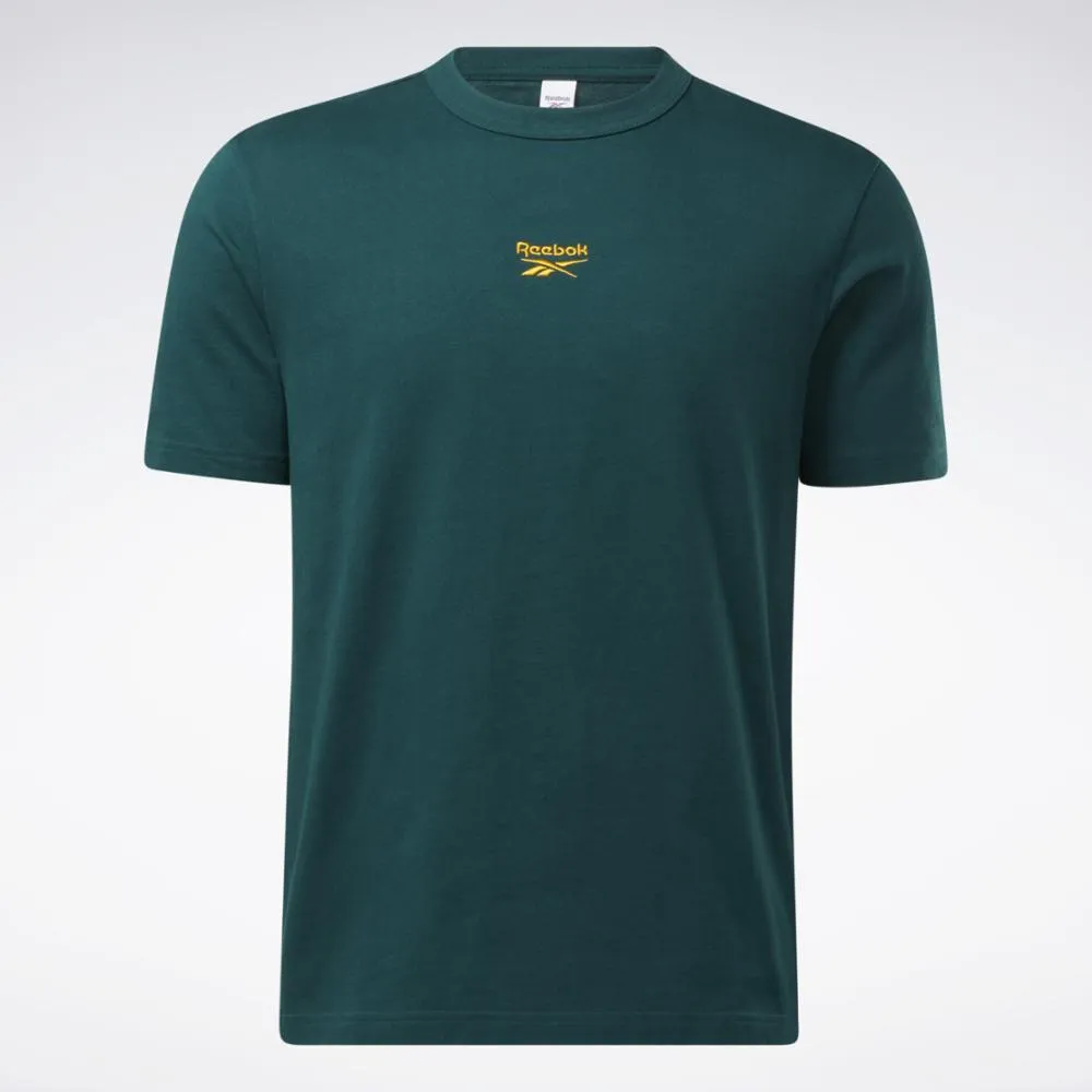 Reebok Apparel Men Classics Small Vector T-Shirt FORGRN