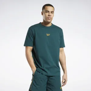 Reebok Apparel Men Classics Small Vector T-Shirt FORGRN