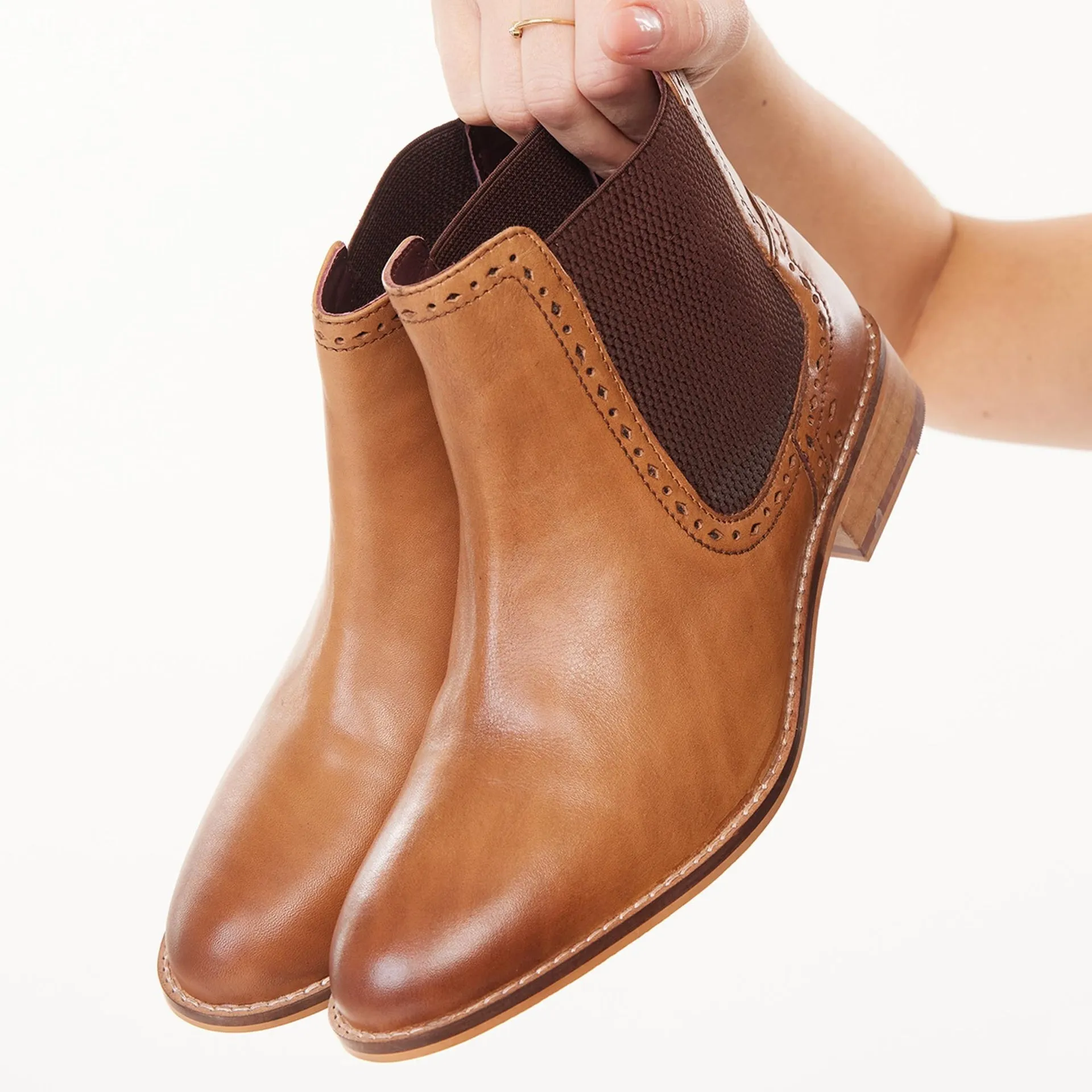 RHODA TAN CHELSEA BOOT