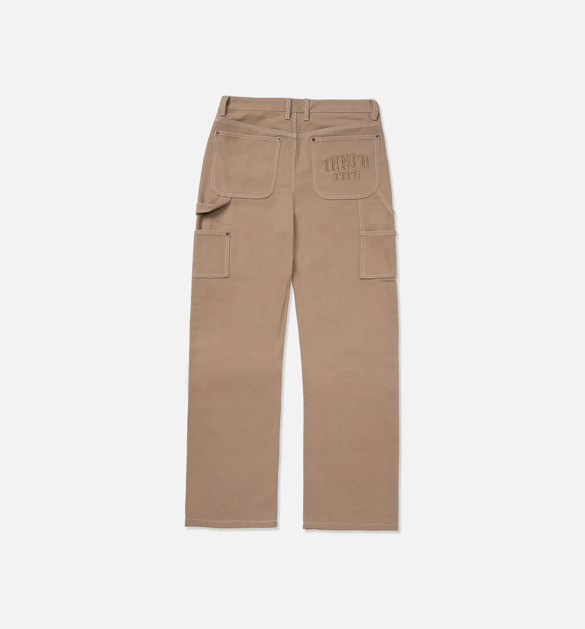 Script Carpenter Mens Pants - Brown